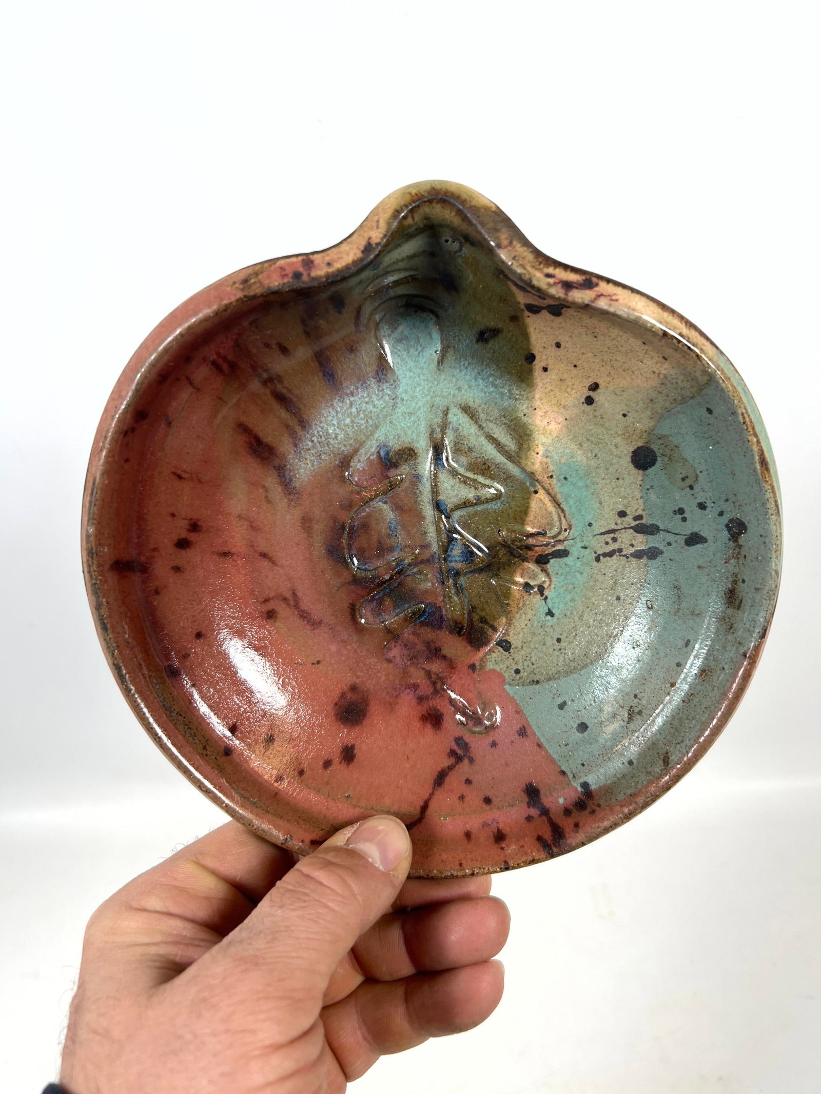 4pcs Studio Art Pottery. signed. - 10