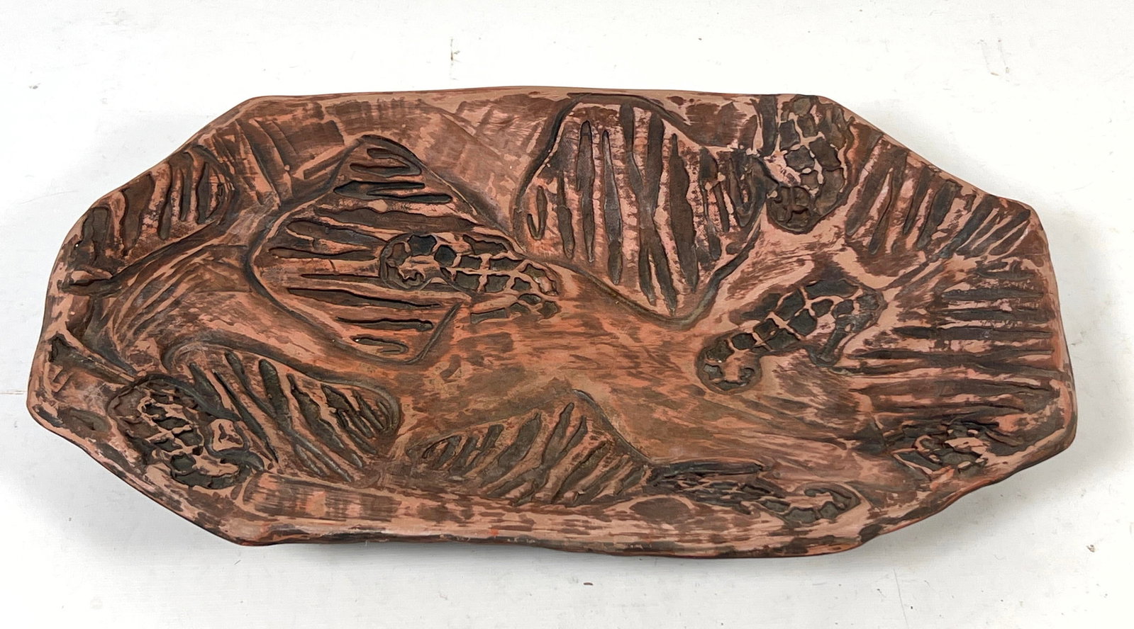 4pcs Studio Art Pottery. signed. - 16
