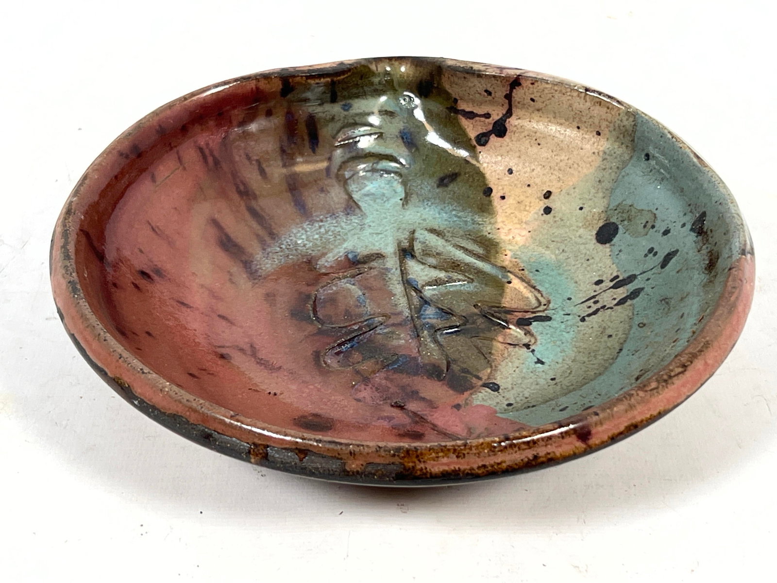 4pcs Studio Art Pottery. signed. - 9