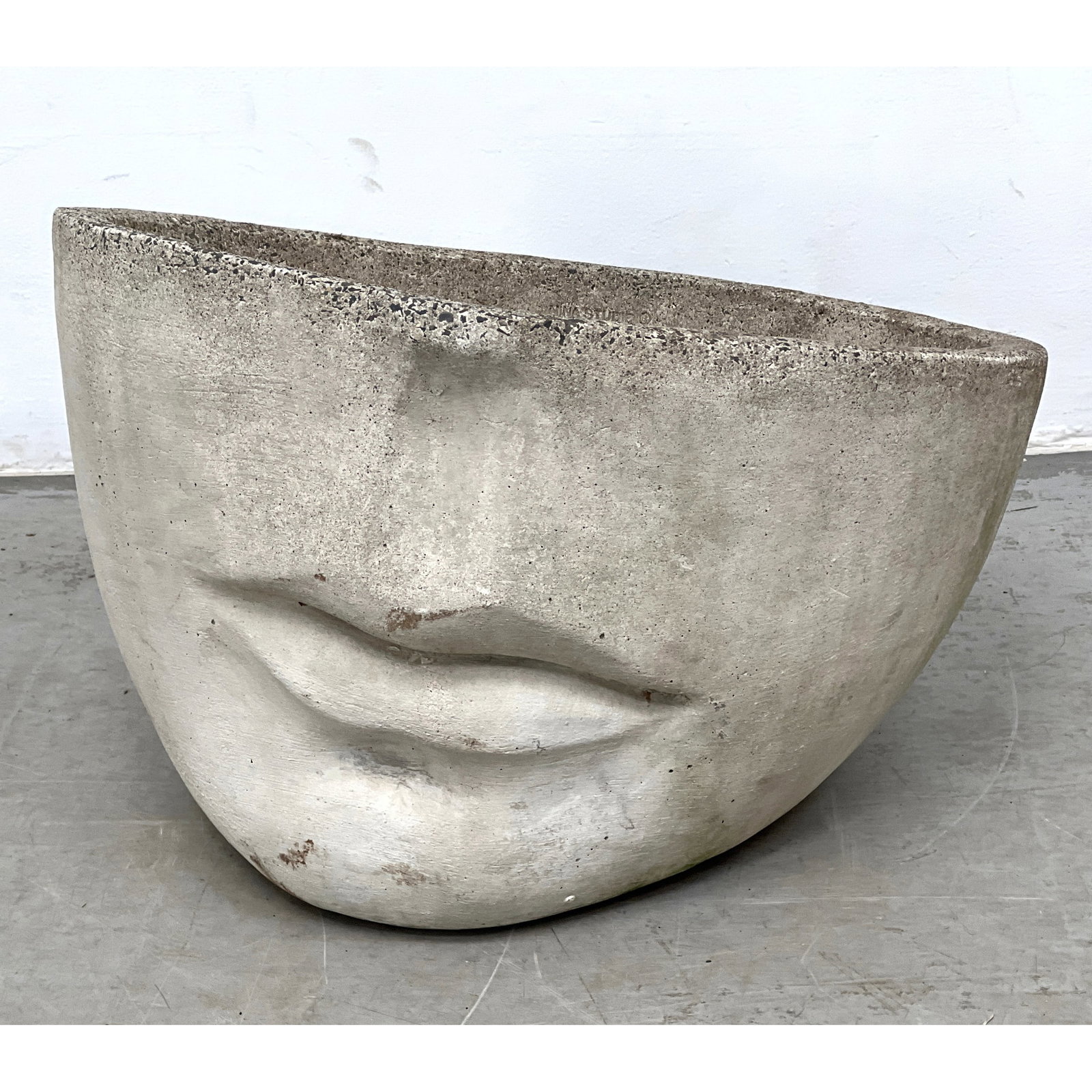 Large Fornasetti Style Face Planter. Nina Studios Quakertown Cast Stone. (1 of 9)