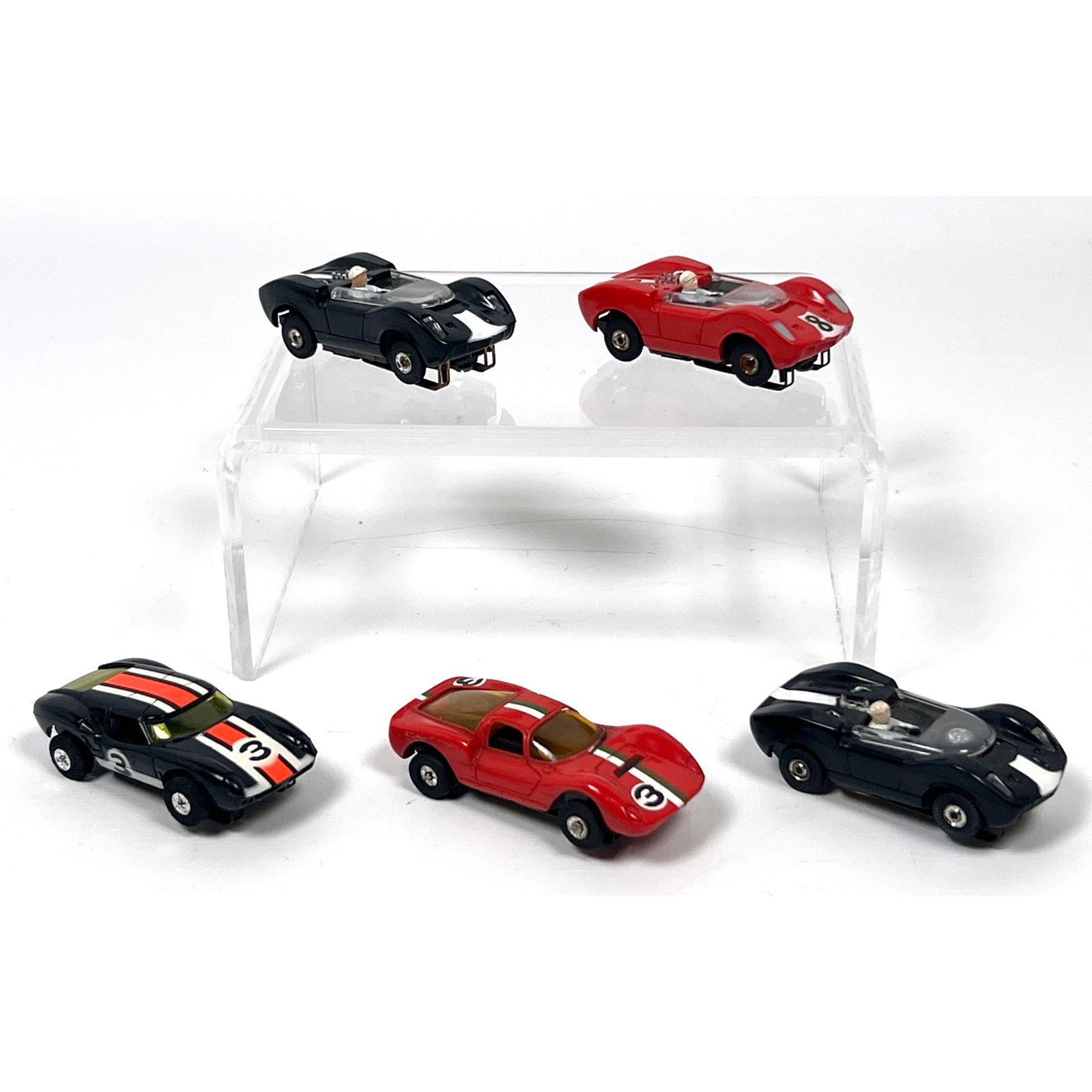 5 HO scale electric slot cars manufactured by Aurora for the Thunderjet 500 line. Each vehicle featu (1 of 17)