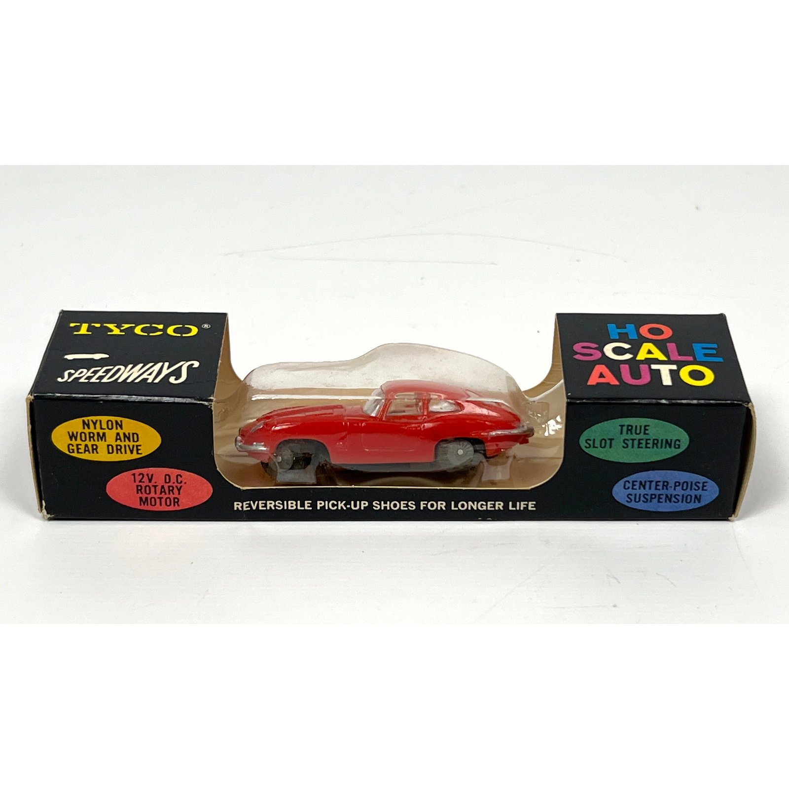 HO scale slot car is a Jaguar XK-E (E-Type) Coupe manufactured by Mantua Metal Products Co., Inc. un (1 of 12)