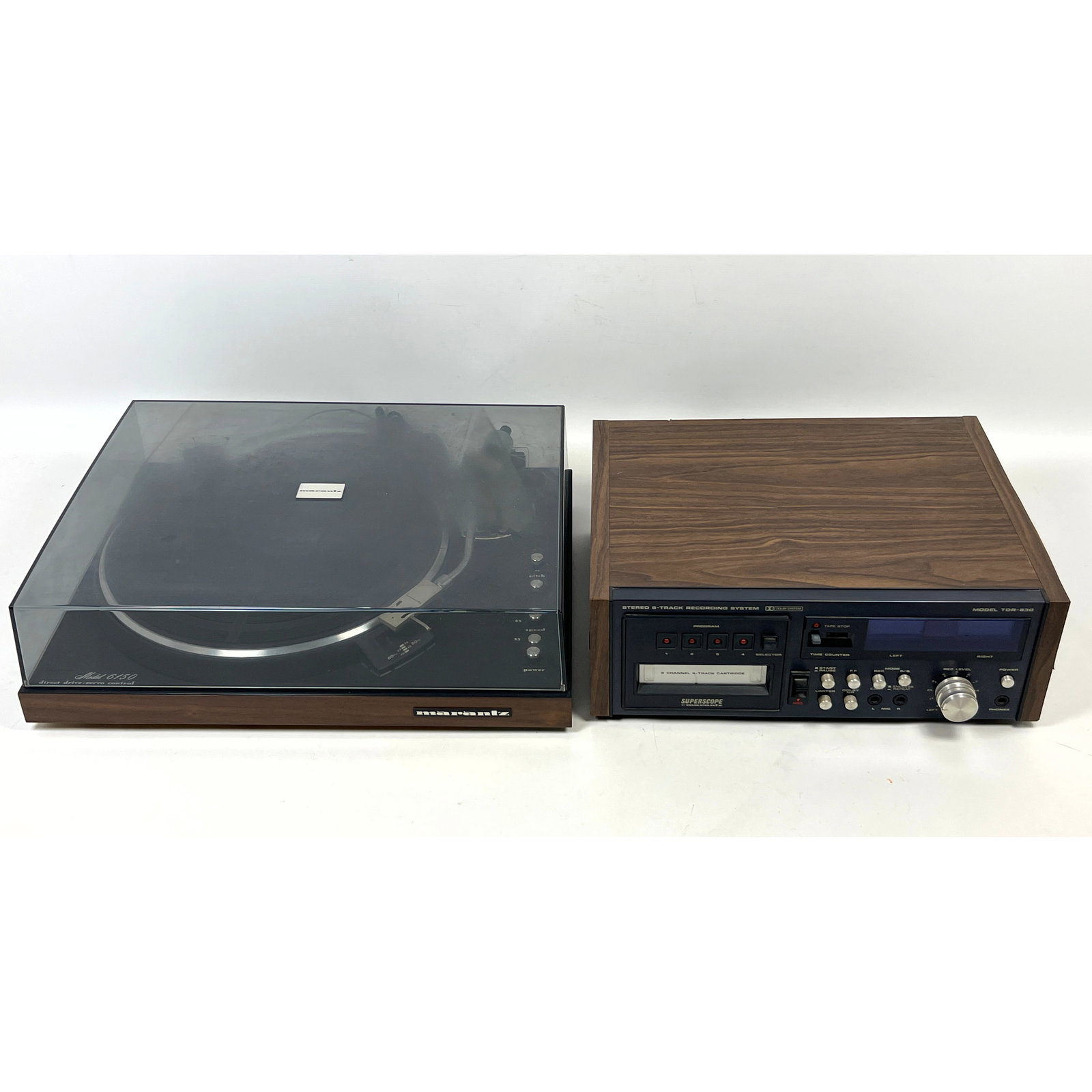 2pcs Vintage audio components Marantz Model No. 6150 turntable and a Superscope by Marantz Model TDR (1 of 16)
