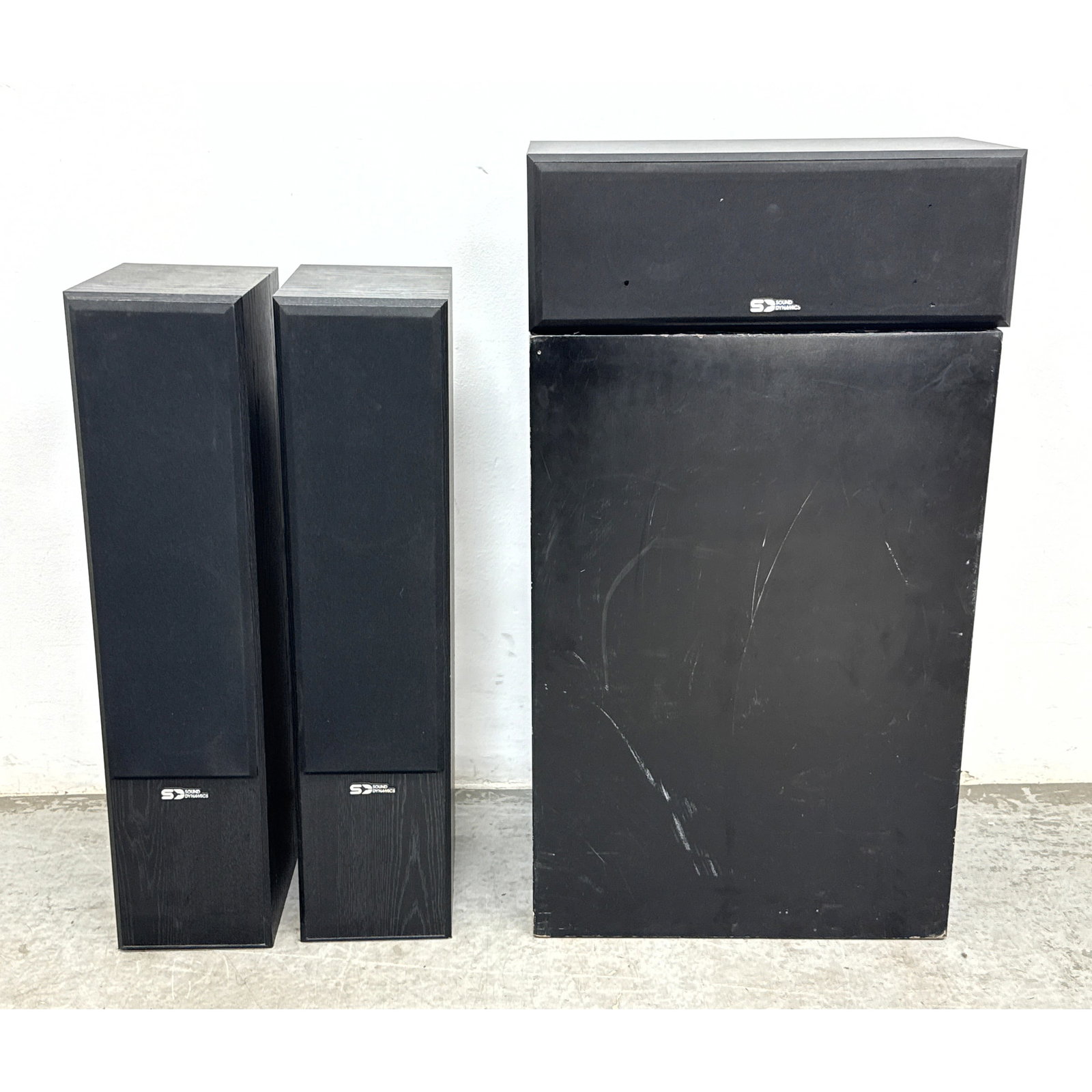 Sound Dynamics home theater audio speaker equipment pair of R-515 floor-standing tower loudspeakers, (1 of 17)