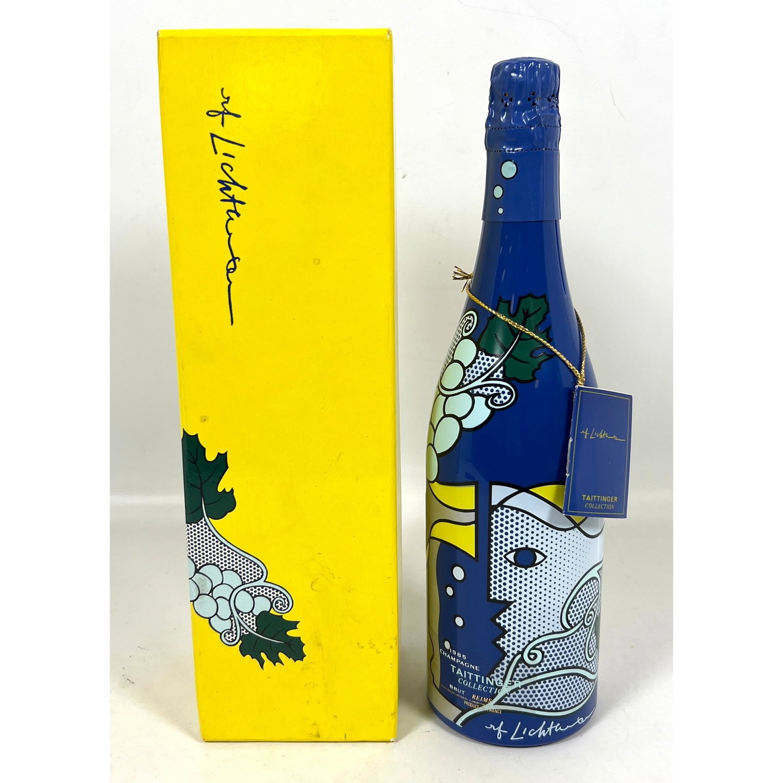 Roy Lichtenstein Taittinger Champagne in Original Box. Unopened bottle. (1 of 13)