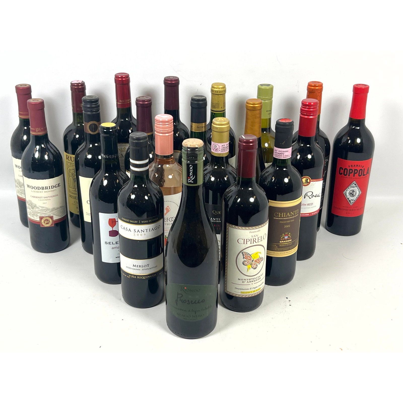 21 bottles of wine global regions California, Italy, France, Chile, and Australia. The collection is (1 of 12)