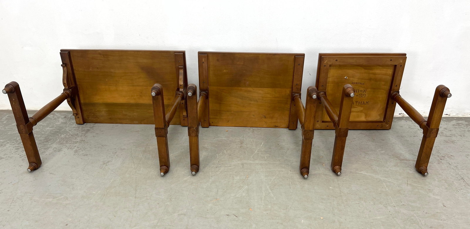 Heritage 3pc Nesting Table Set. - 9
