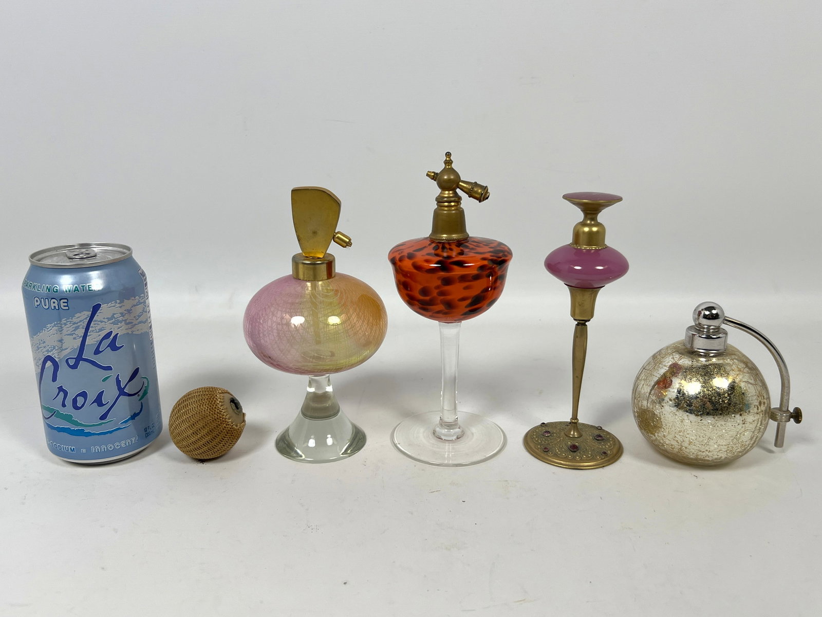 4pcs Vintage Perfume Atomizers. - 5