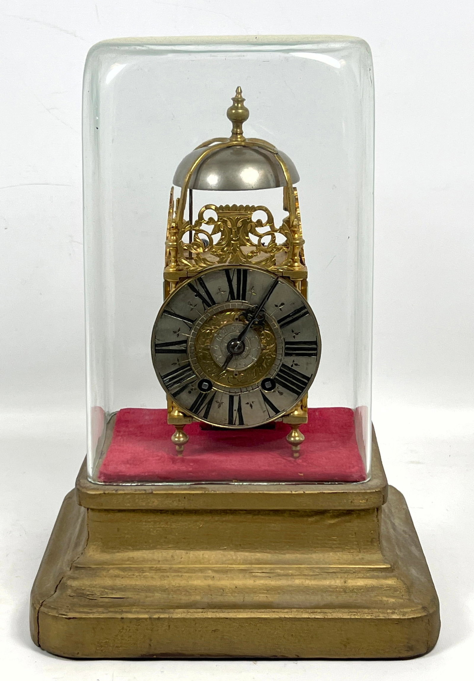 Antique Lantern Clock. English Brass and steel. (1 of 13)