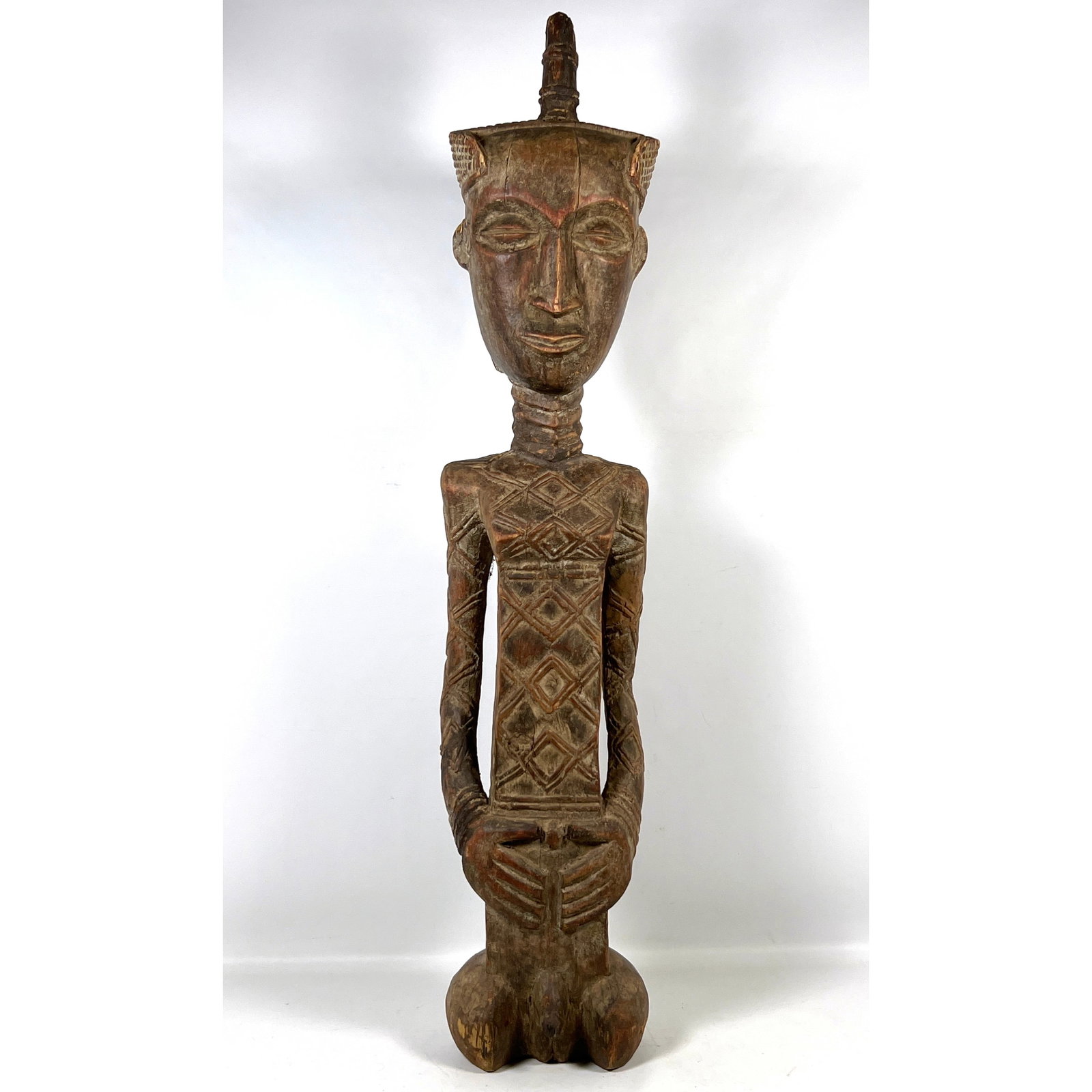 Dengese Carved Wood Statue Sculpture. Congo Janus (1 of 13)