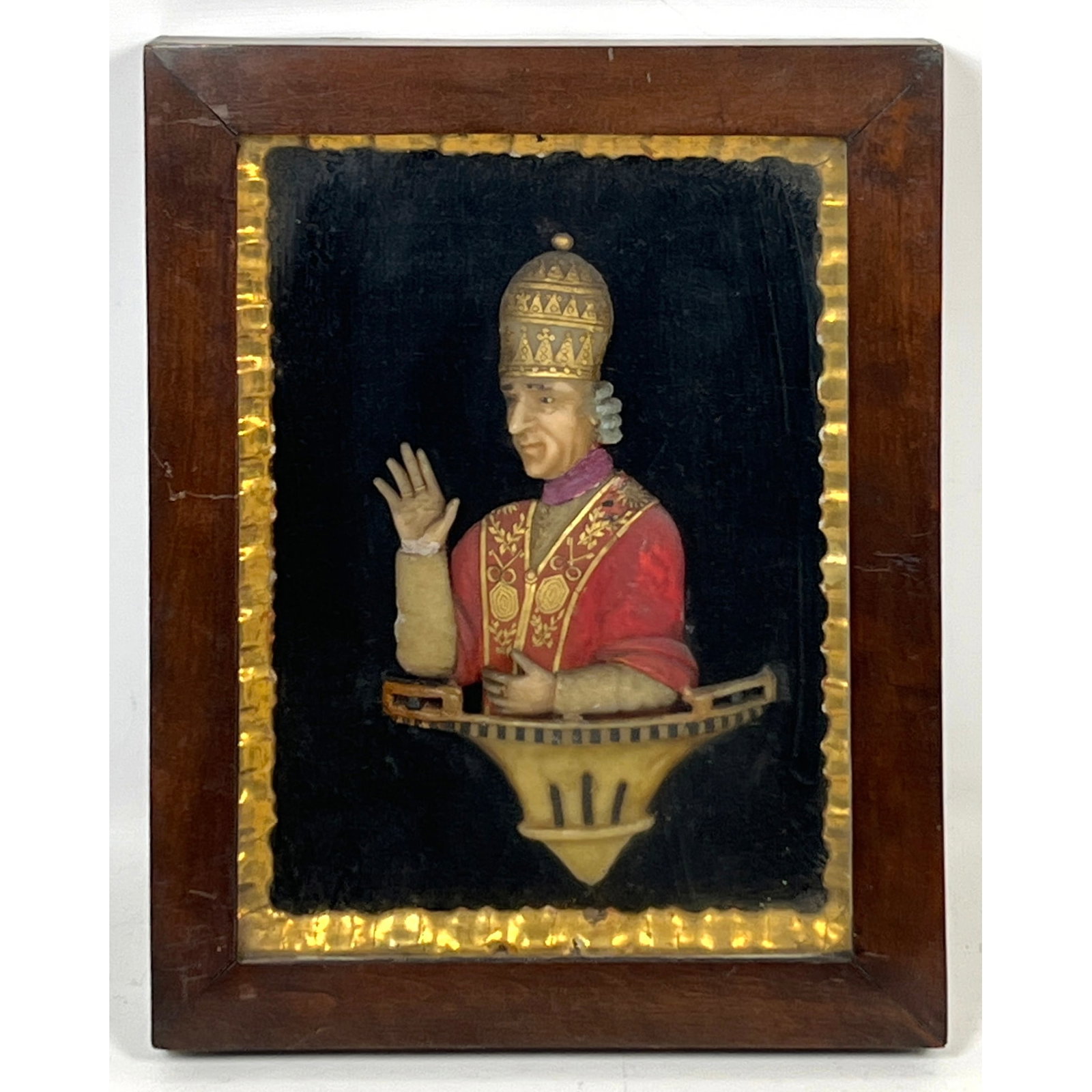 Polychrome Miniature Wax Portrait Sculpture. Joseph Widman. Matrei, Austria (1 of 7)