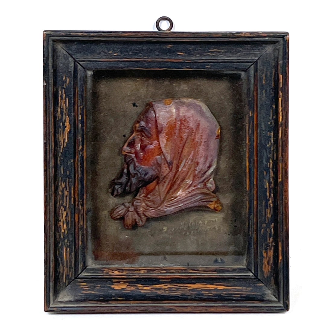 Antique Wax Portrait Sculpture. G. J. Vallier de Paris 1793. Bearded man wearing a headscarf in the: Antique Wax Portrait Sculpture. G. J. Vallier de Paris 1793. Bearded man wearing a headscarf in the Orientalist style Dimensions: Height: 6.5 inches, Width: 5.5 inches. --- US Packing and Shipping cha