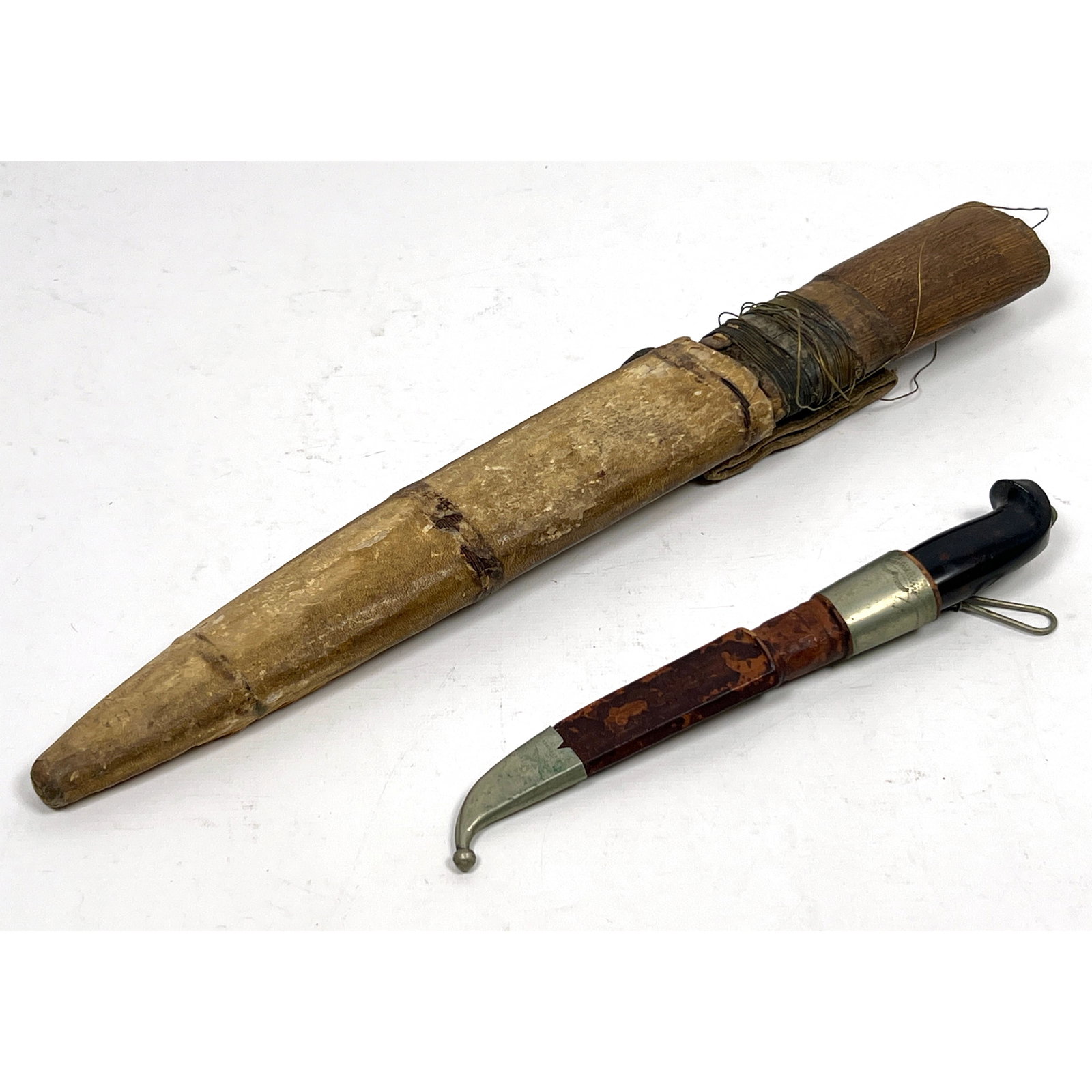 2pcs blades. Small fixed-blade utility knife, or puukko, manufactured by Lisakki Jarvenpaa, and Dagg (1 of 18)