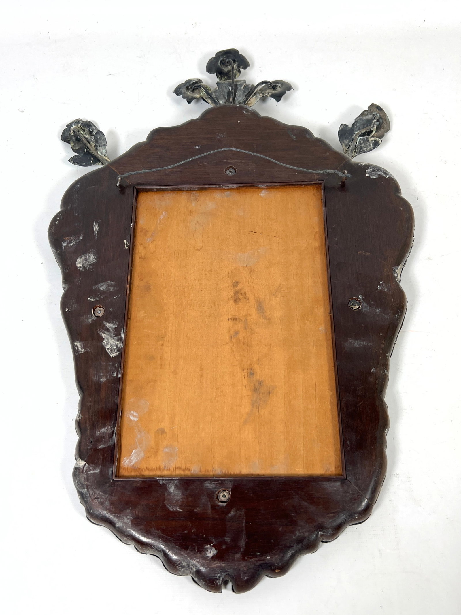2pcs Antique Silver Mirror Frames. Small wall mirrors. - 7