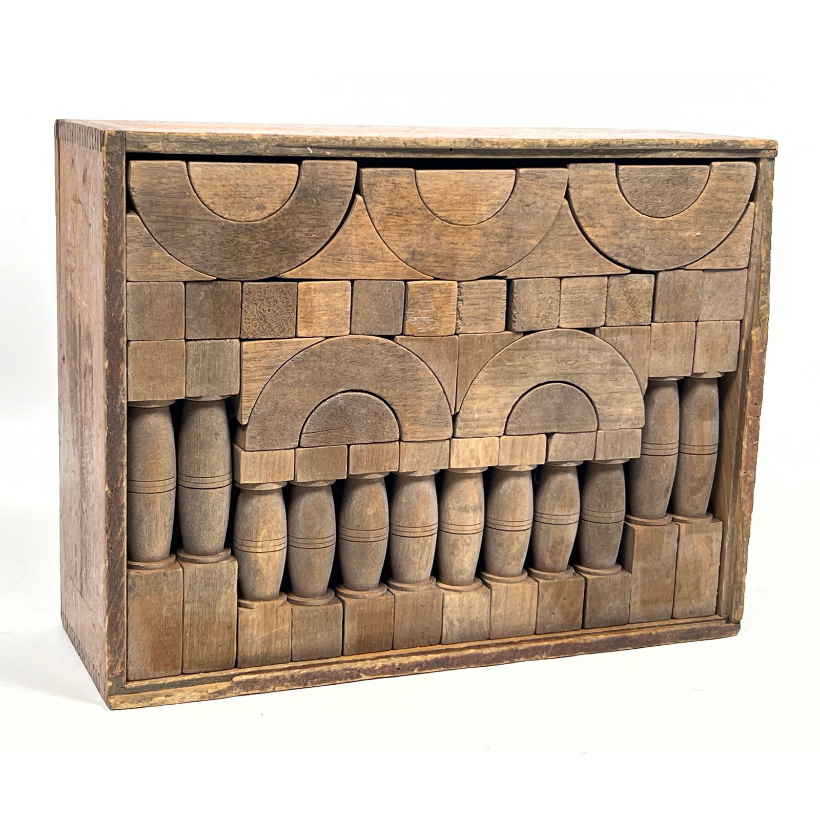 Late 19th Century Architectural Building Blocks. Wood designs. (1 of 8)