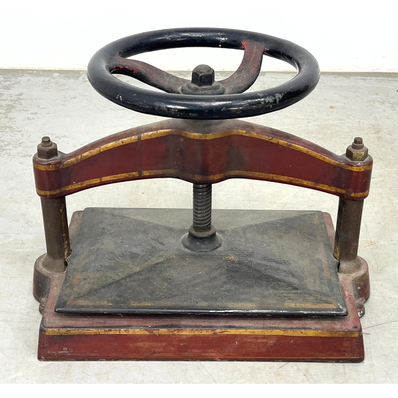 Antique nineteenth-century letter copying press manufactured by Brower Brothers Stationers of New Yo (1 of 9)