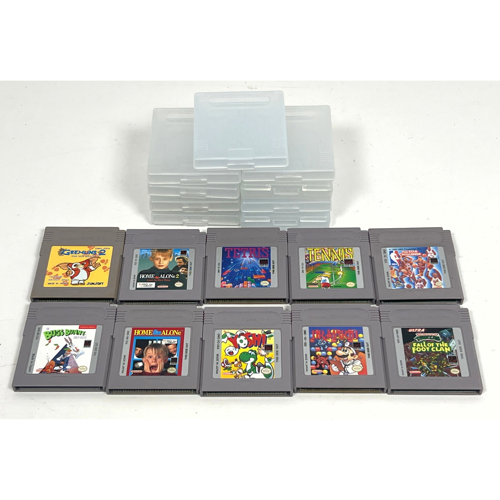 10pcs Nintendo for the Game Boy Cartridges. The software titles were produced by various publishers (1 of 19)