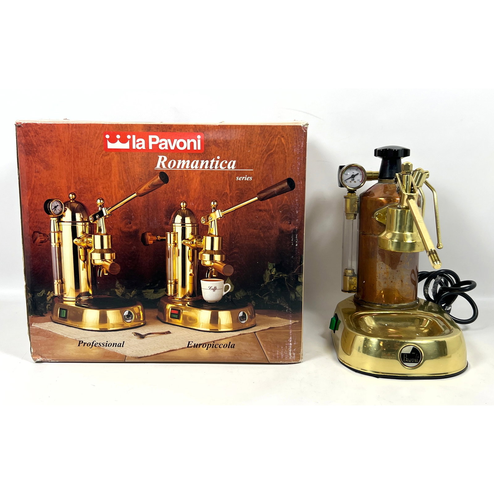 la Pavoni Romantica Professional model PG-16 lever-style espresso machine. (1 of 9)