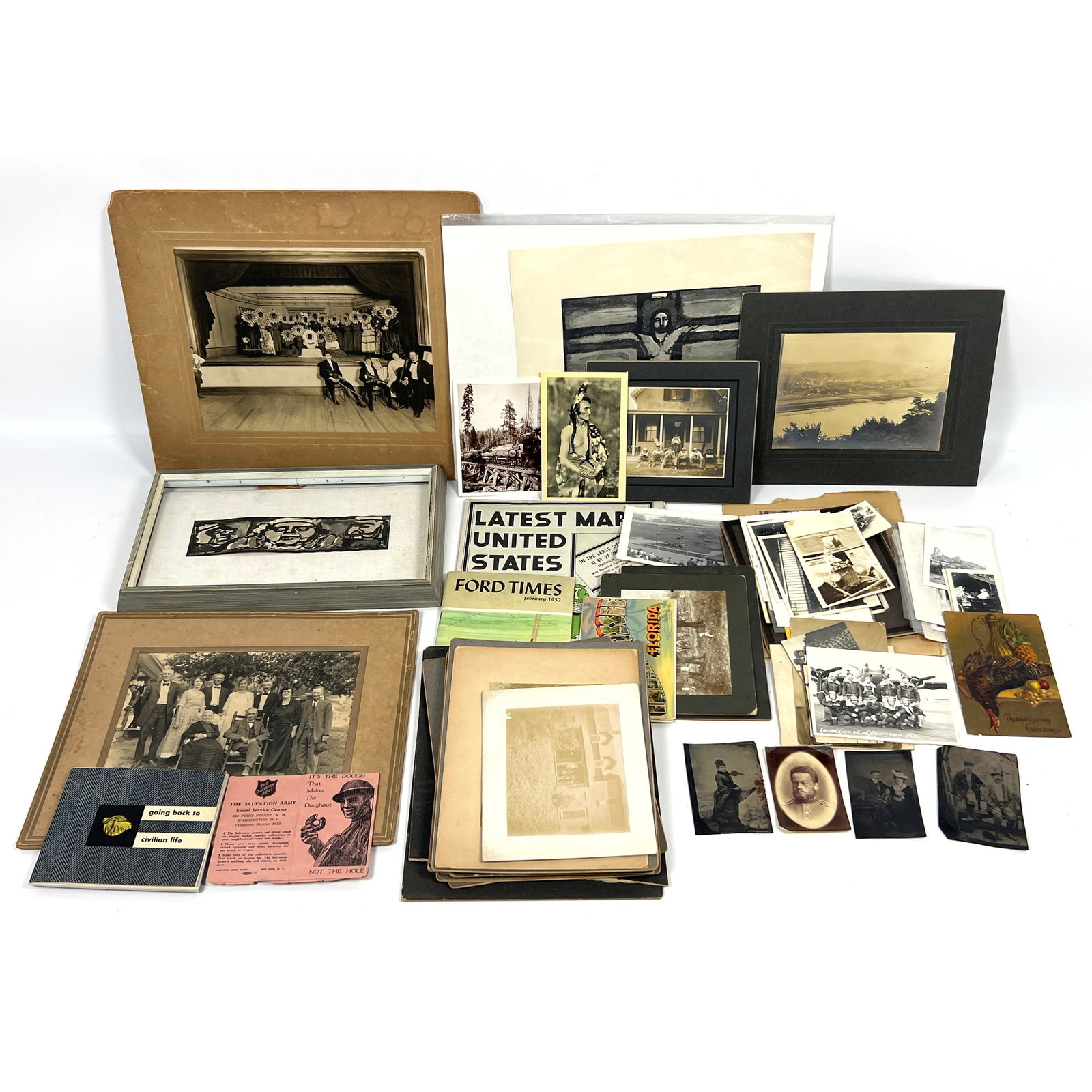 Mixed Lot ephemera And Photos. Georges Rouault, 19th and 20th century photographs Americana and tran (1 of 19)