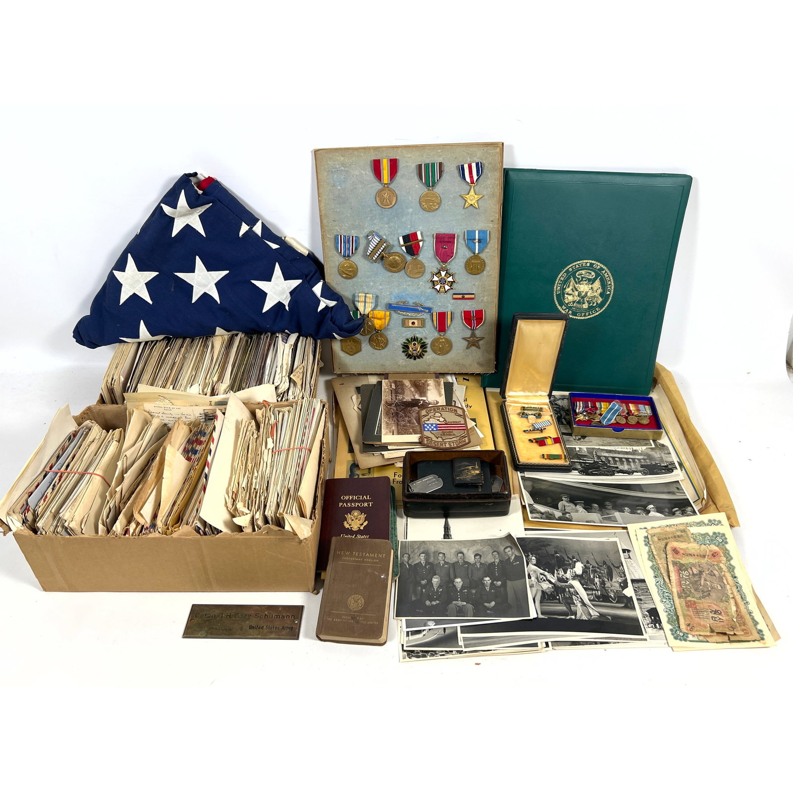 Comprehensive historical archive documents the multi-decade career of Colonel H. Gary Schumann, Unit (1 of 19)