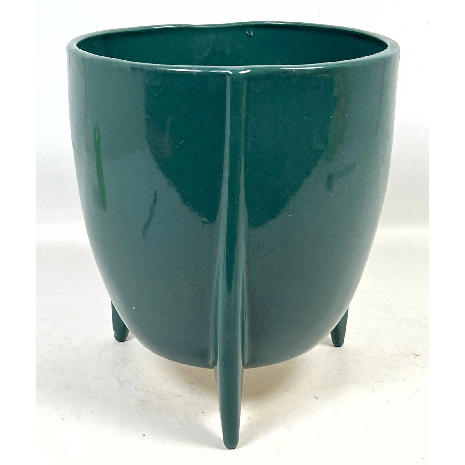 Pfalzgraff Deco Atomic Rocket Planter with Tripod Base.: Pfalzgraff Deco Atomic Rocket Planter with Tripod Base. Dimensions: Height: 11 inches, Width: 10 inches, Depth: 10 inches. --- US Packing and Shipping charge: In house shipping available. Will be calc