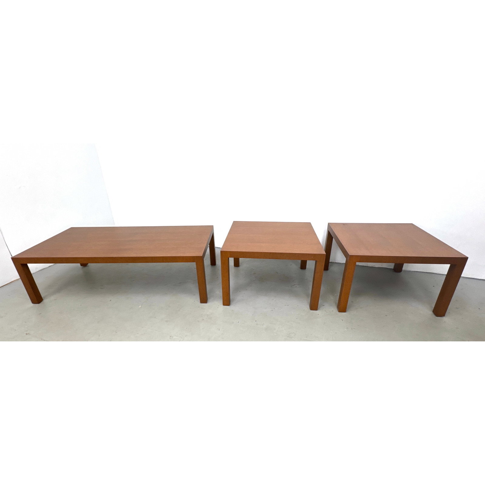 3pc Knoll Studio Krefeld Oak Veneer Table set including 1 Coffee Table and 2 Side Tables designed by (1 of 19)