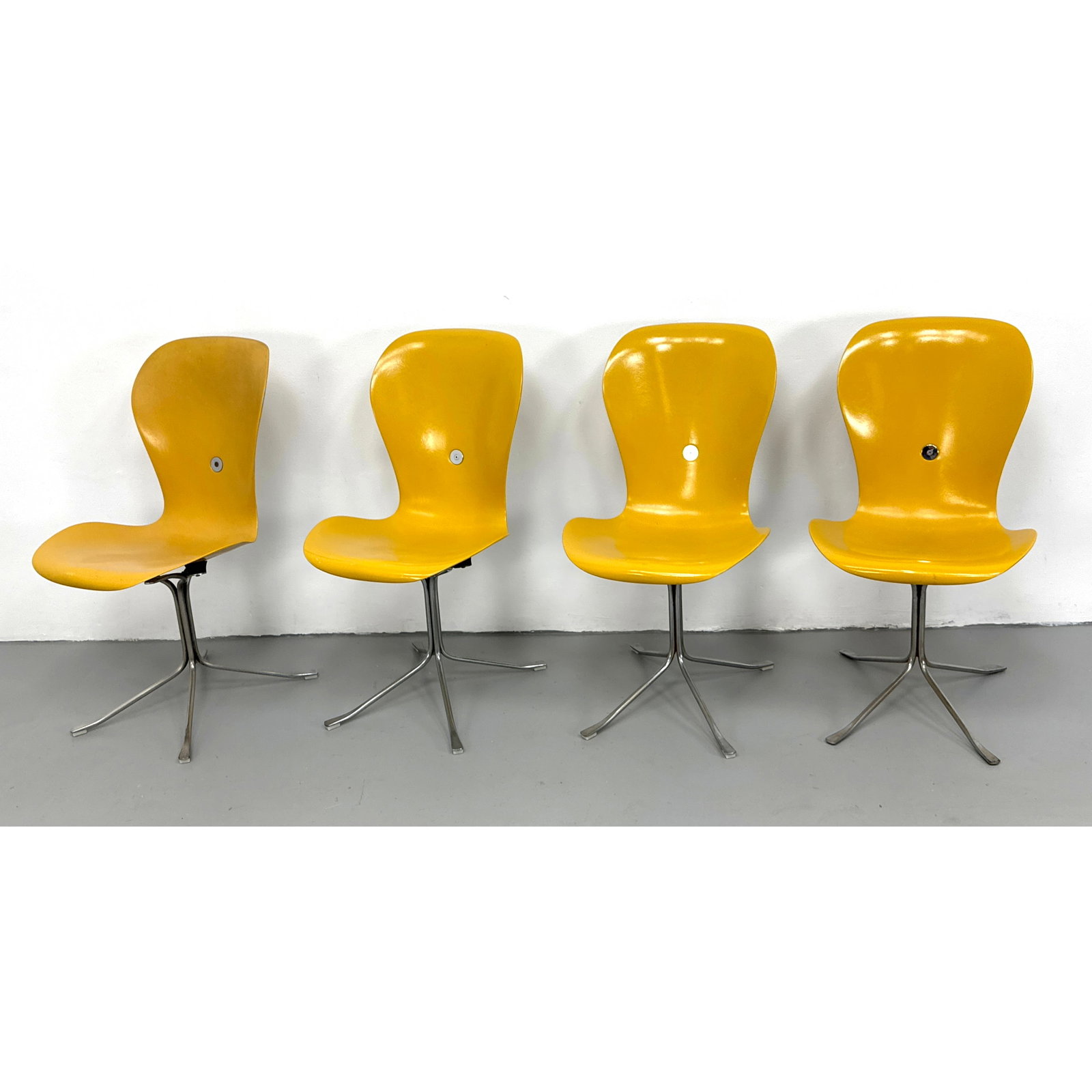 Set of 4 Gideon Kramer Ion Chairs. American Desk Manufacturing Co. (1 of 18)