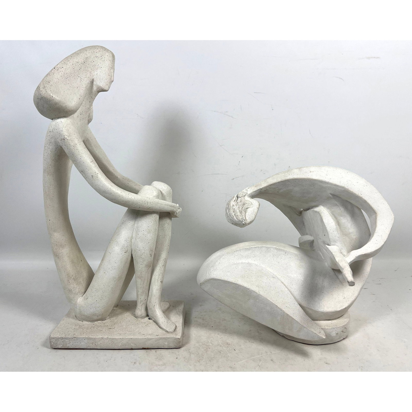 Pair Austin Productions Inc. Abstract Figurative Sculptures by D. Fisher Dated 1980 and 1981 (1 of 16)