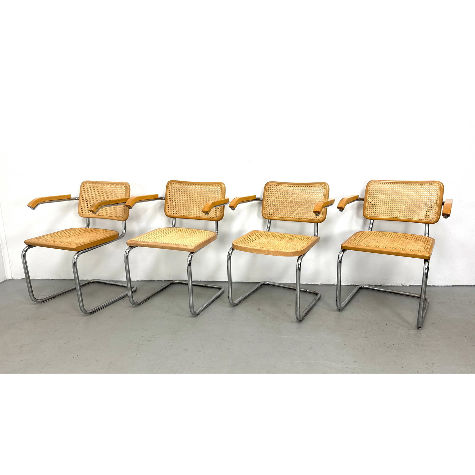 Set 4 Breuer Arm Chairs. Cesca style. Retailed by Homeward (1 of 17)