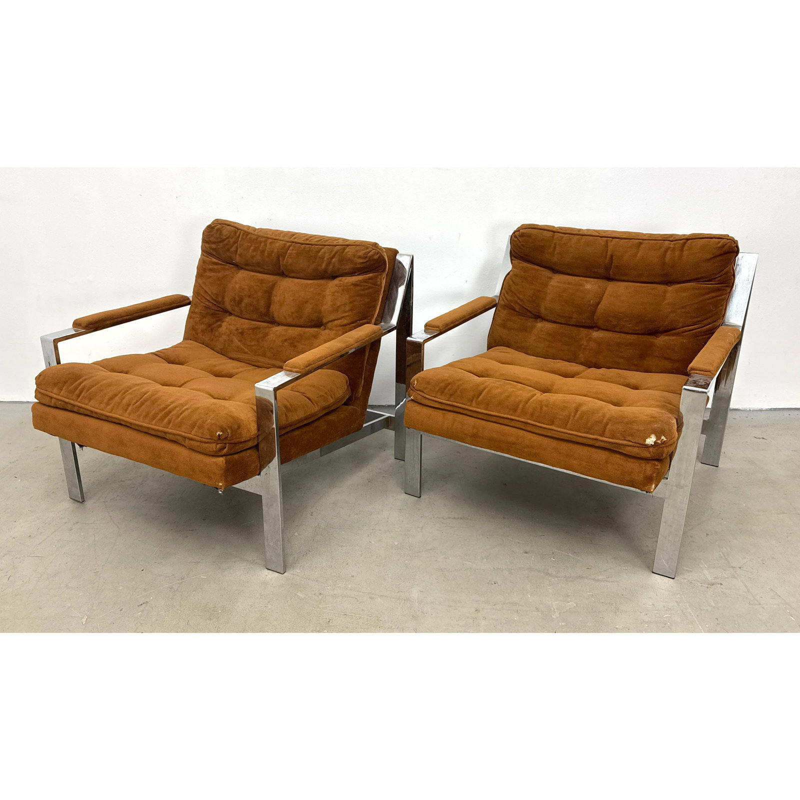 Milo Baughman or Cy Mann style Lounge Chairs. (1 of 14)