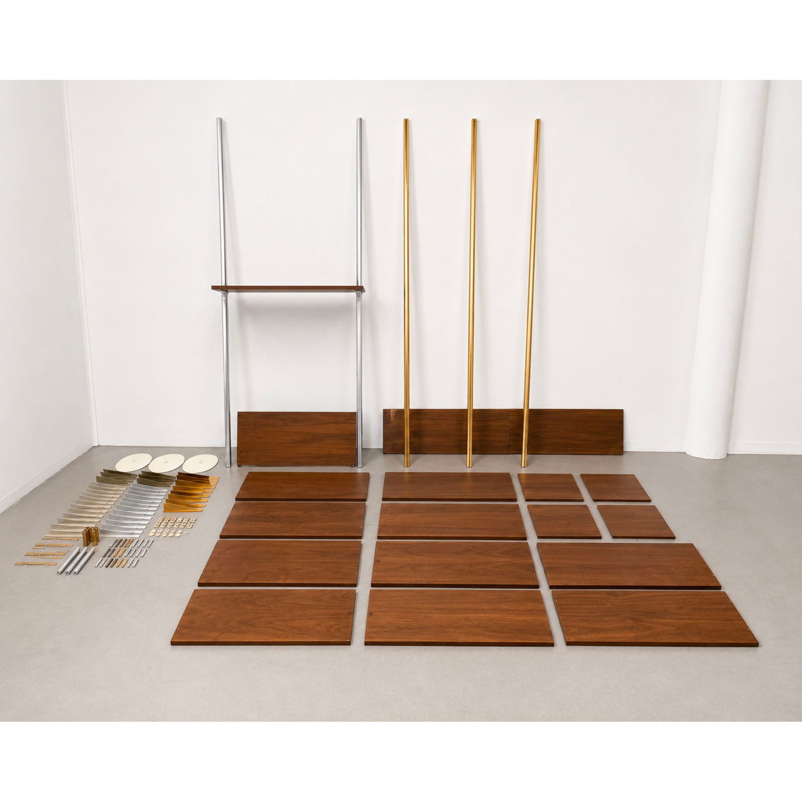 Large Assortment George Nelson for Structural Products Inc. Omni Modular Shelving System Components (1 of 17)
