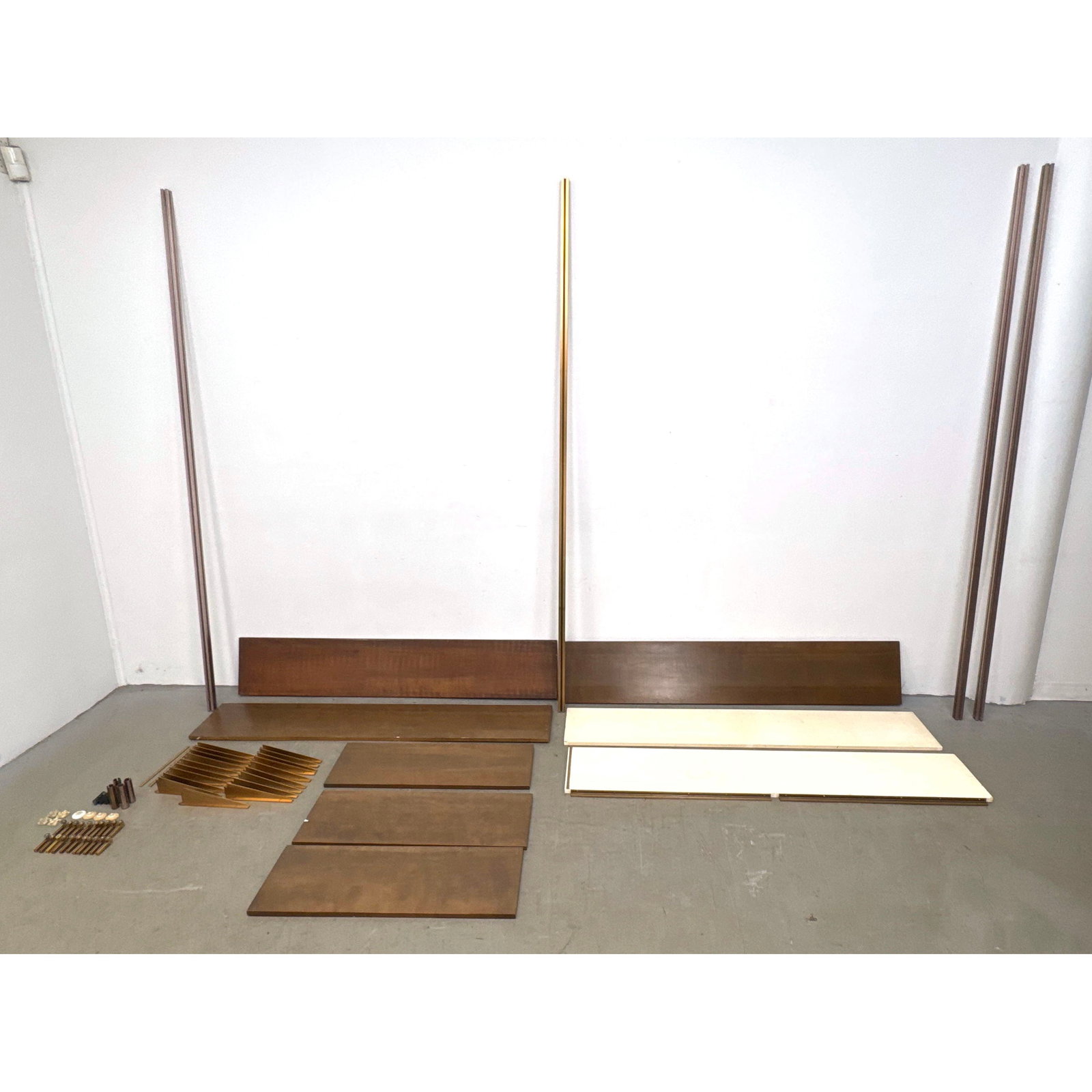 Large Assortment George Nelson for Structural Products Inc Omni System Tension Pole Shelving Unit wi (1 of 9)