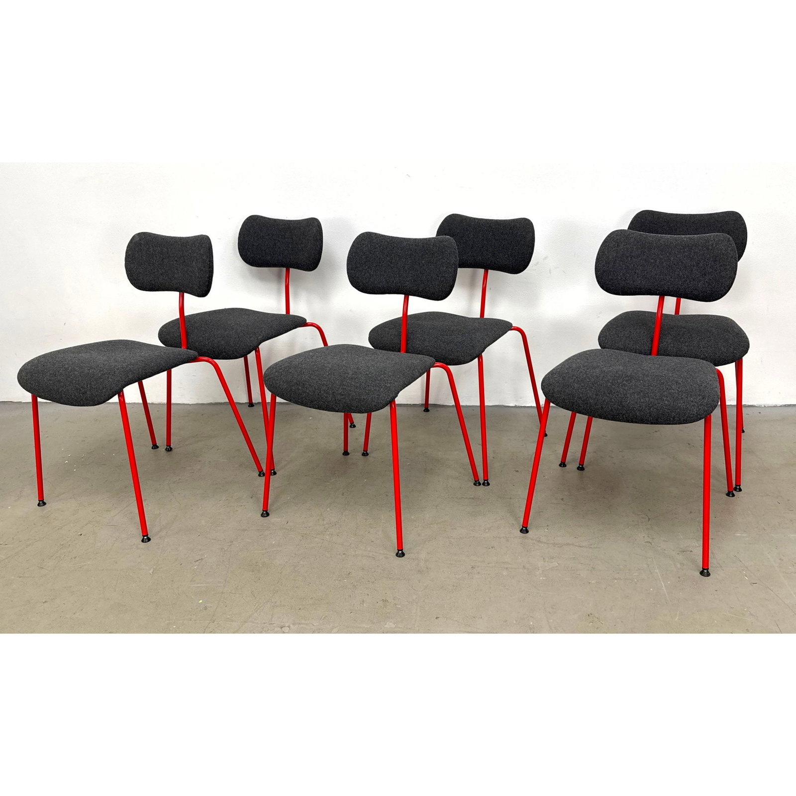 Set of 6 Italian modern Side Dining Chairs. JOB'S Chairs NOD Series (1 of 15)