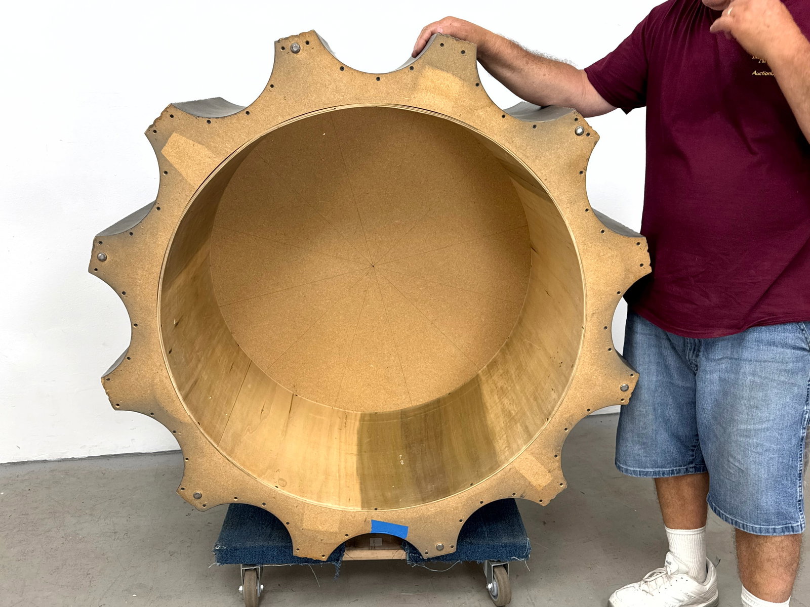 Extra Large Steve Chase Cog Form Coffee Table. - 8