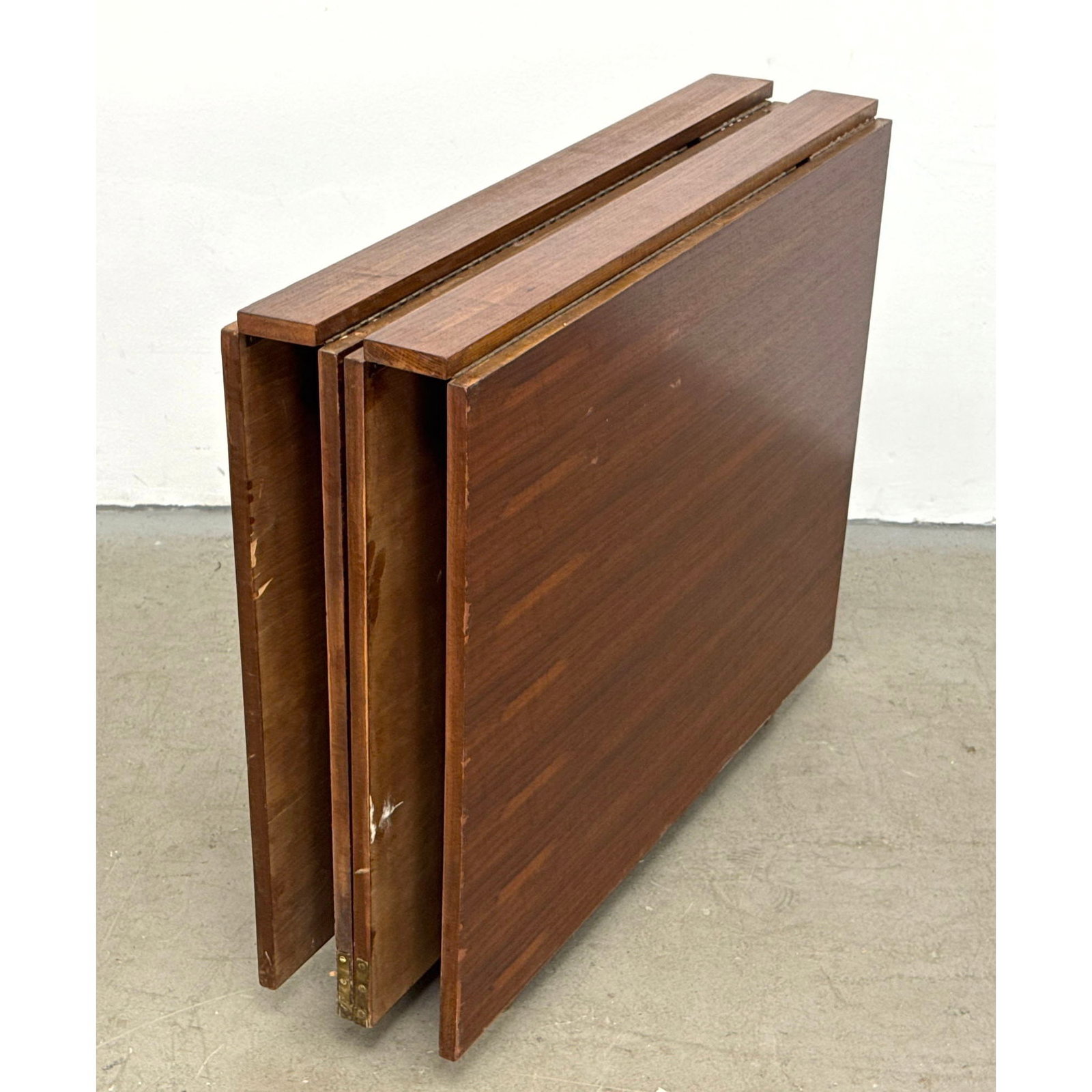 Bruno Mathsson Maria Flap Teak and Walnut Expanding Gate leg Dining Table (1 of 15)