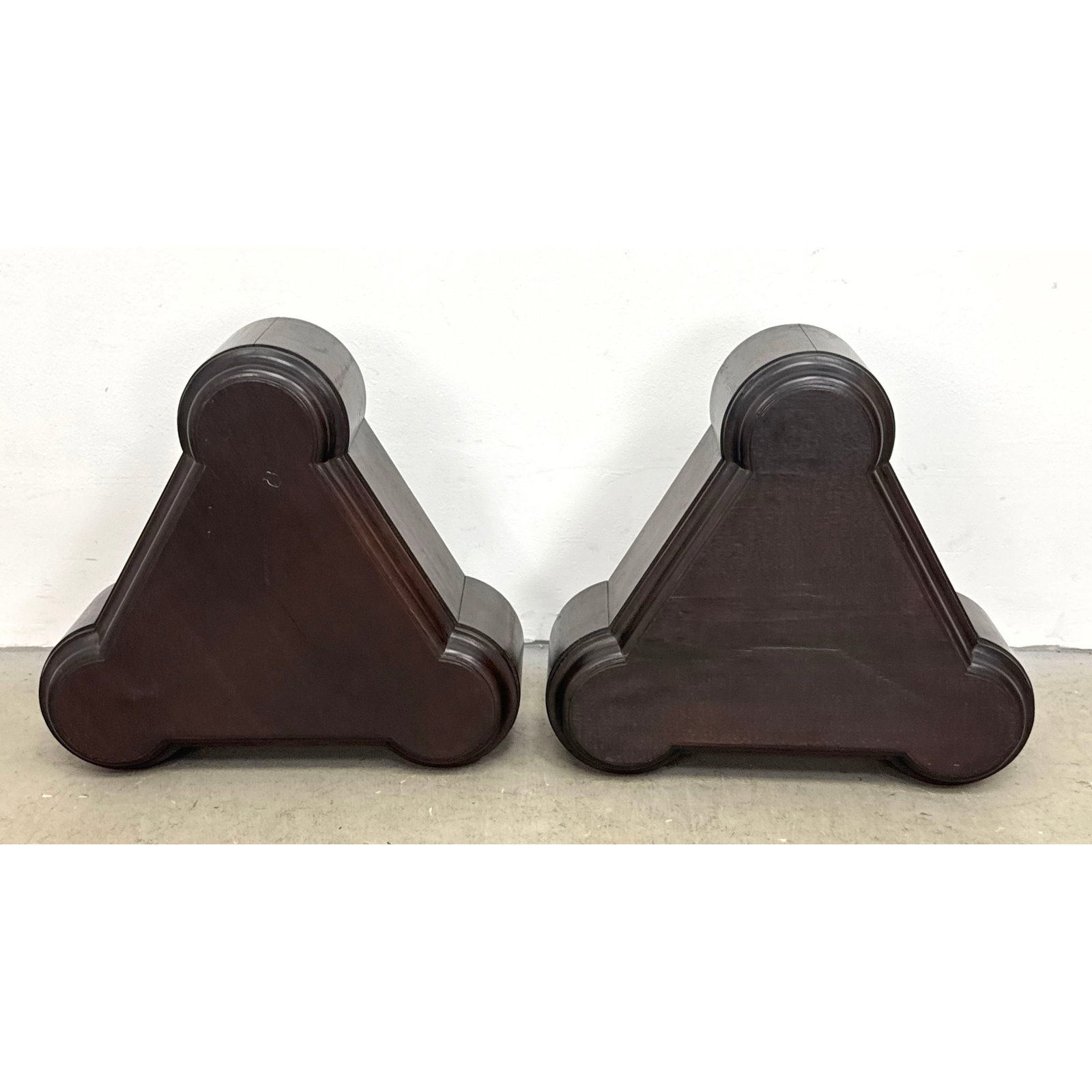 41 Pair of Victorian Antique Walnut Torchiere Pedestal Bases American Empire style (1 of 14)
