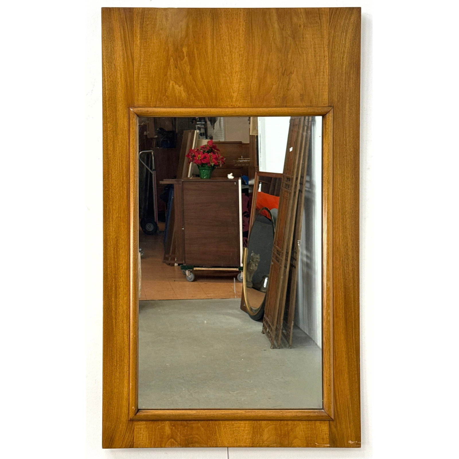 Mid Century Modern American Modern Walnut wall Mirror. (1 of 9)