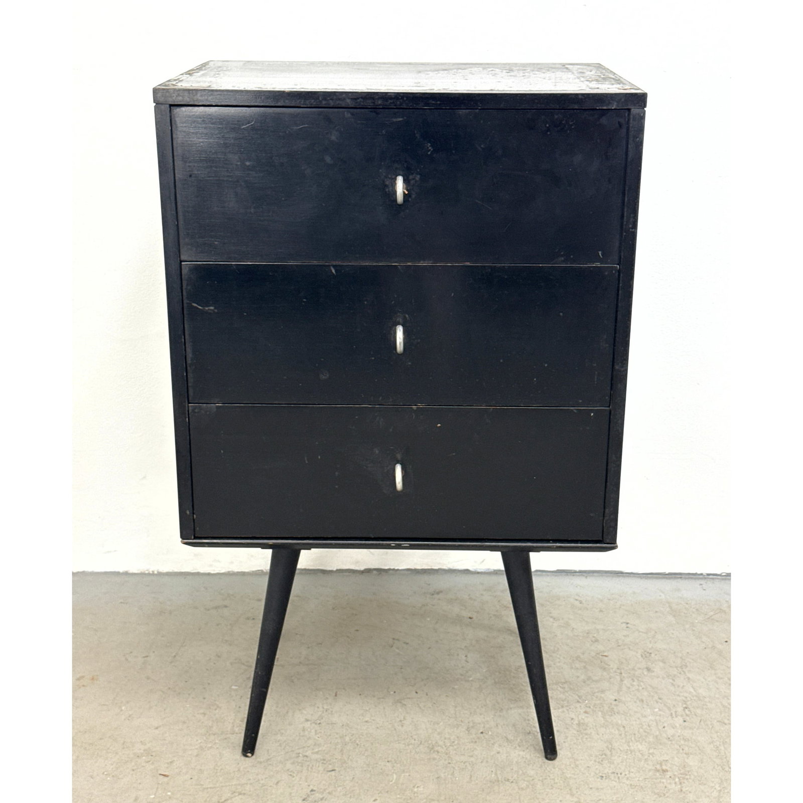 2pc Paul McCobb for Planner Group 3 Drawer Cabinet Dresser. (1 of 13)