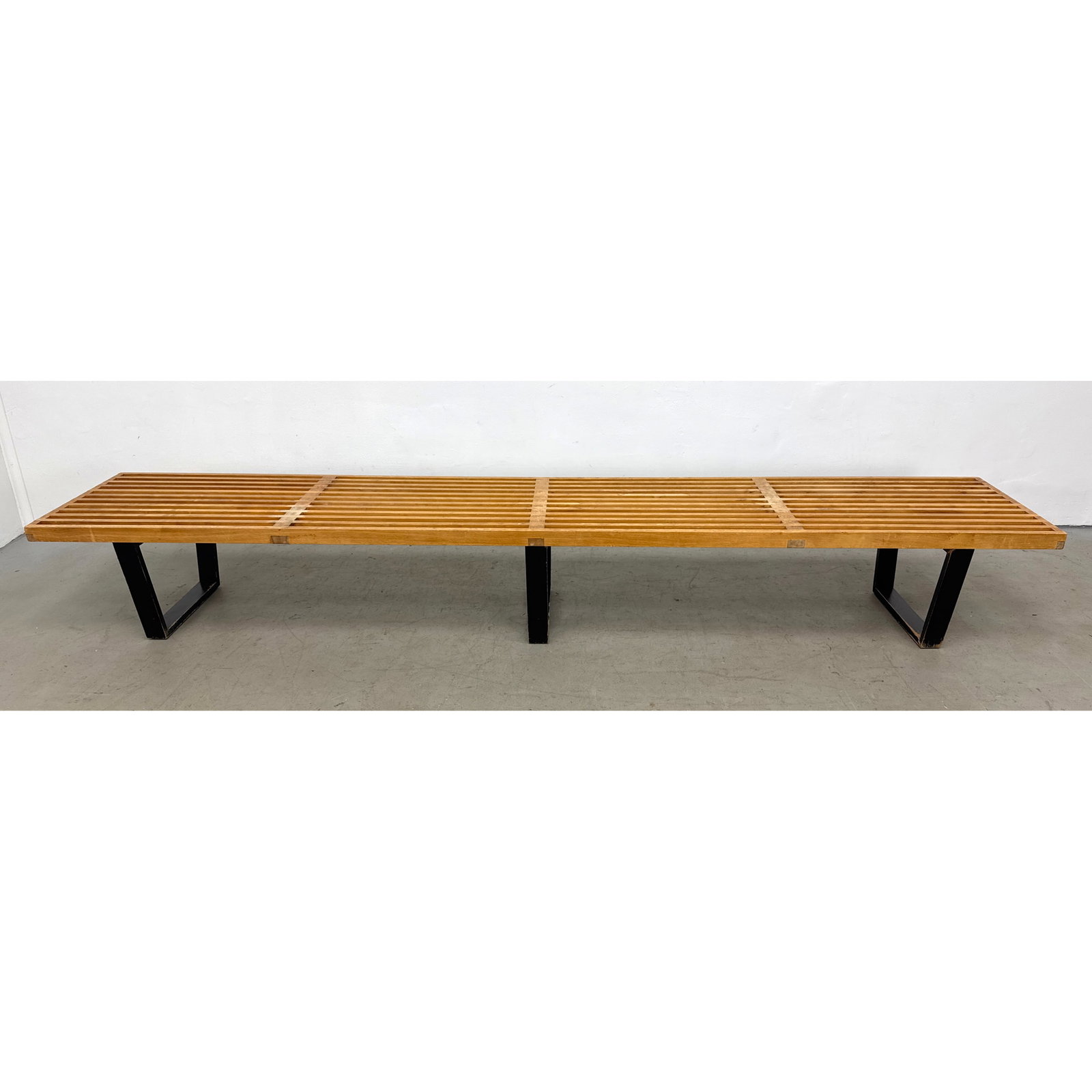 8.5 ft Extra Long George Nelson for Herman Miller Bench Table. (1 of 10)