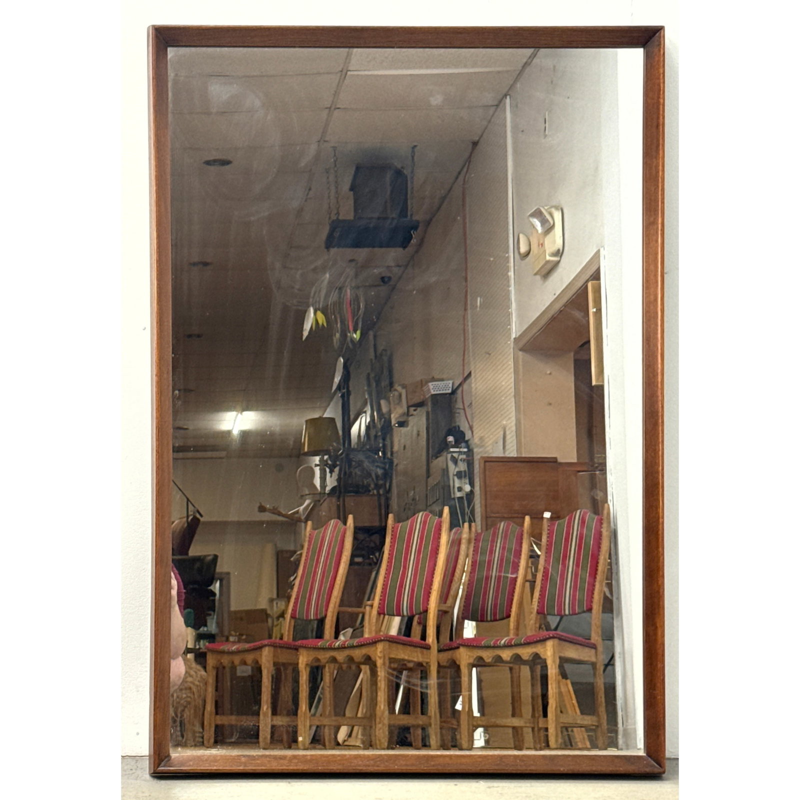American Modern Beveled Edge Wall Mirror. (1 of 7)