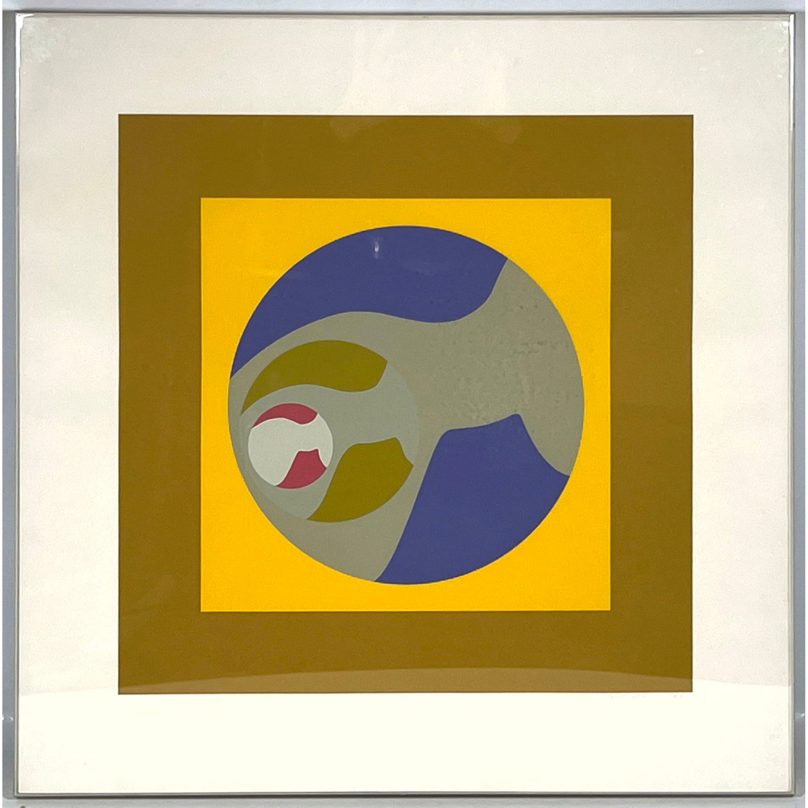 Ernest Tino Trova 1969 Screenprint. Signed Numbered 56/175. Manscapes. Perakis Label. (1 of 6)