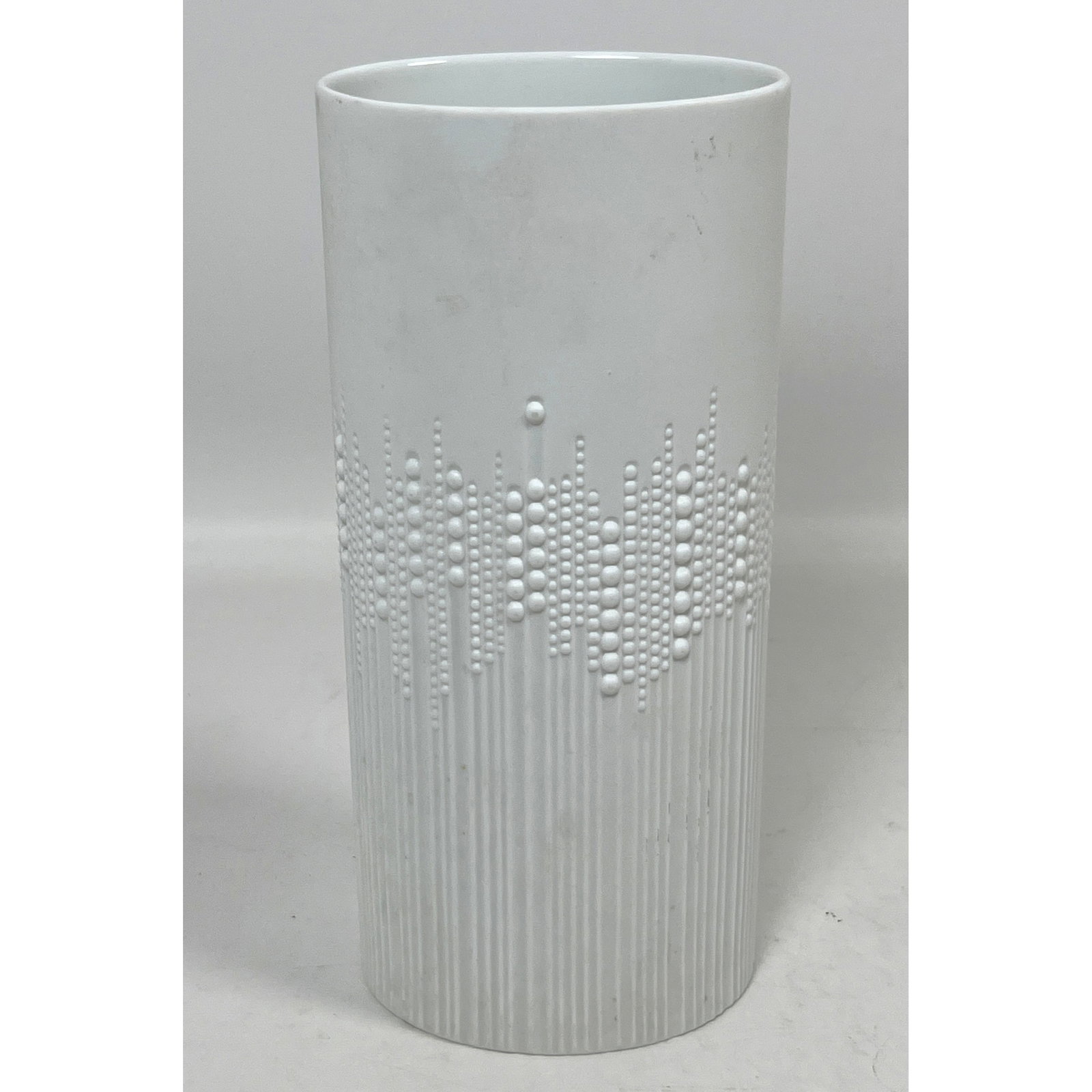 Rosenthal Studio-Linie Porcelain Oval Vase by Martin Freyer. Struktura Series. (1 of 11)