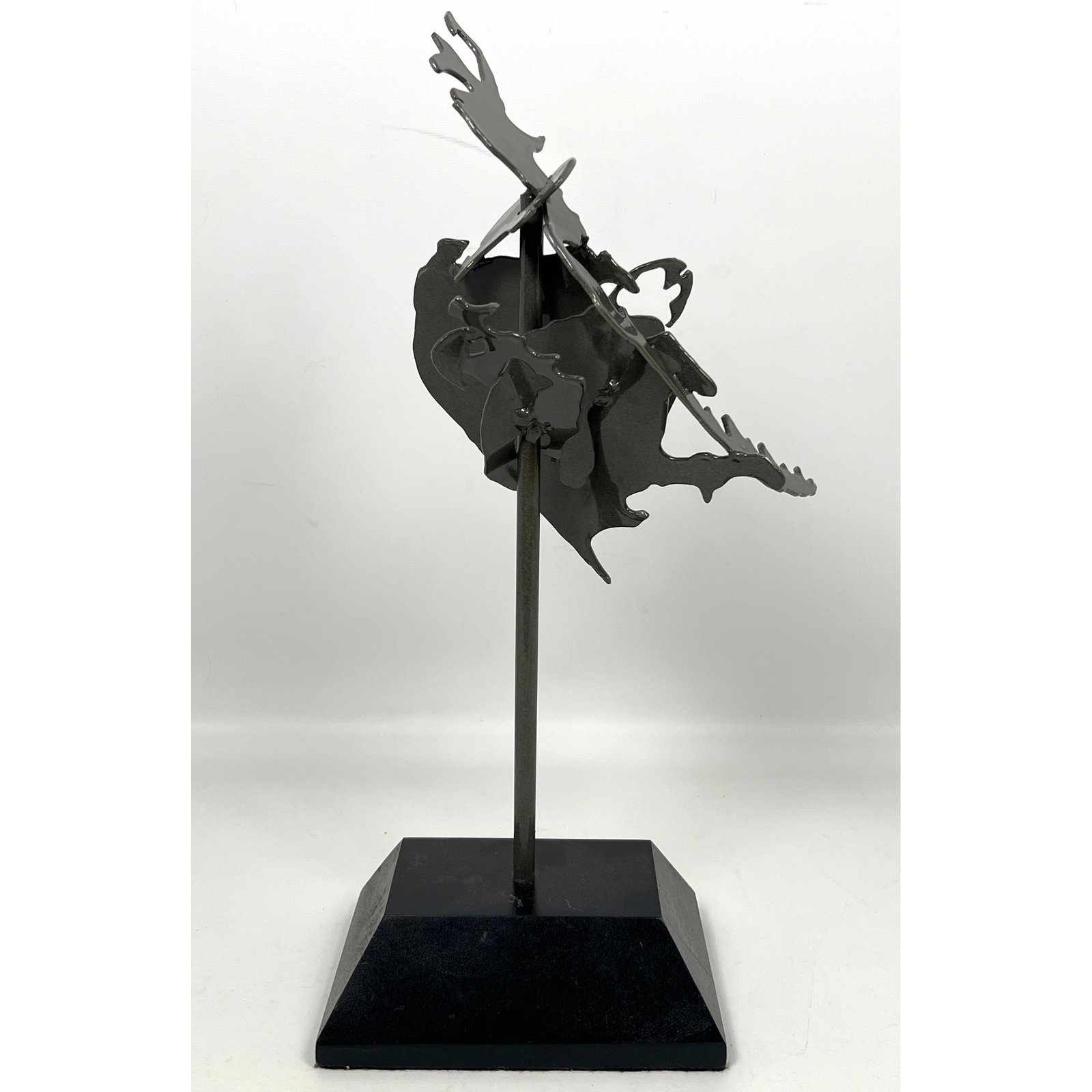 ERIC H STEELE Abstract Brutalist Modern table Sculpture. Signed Steele 04 (1 of 10)
