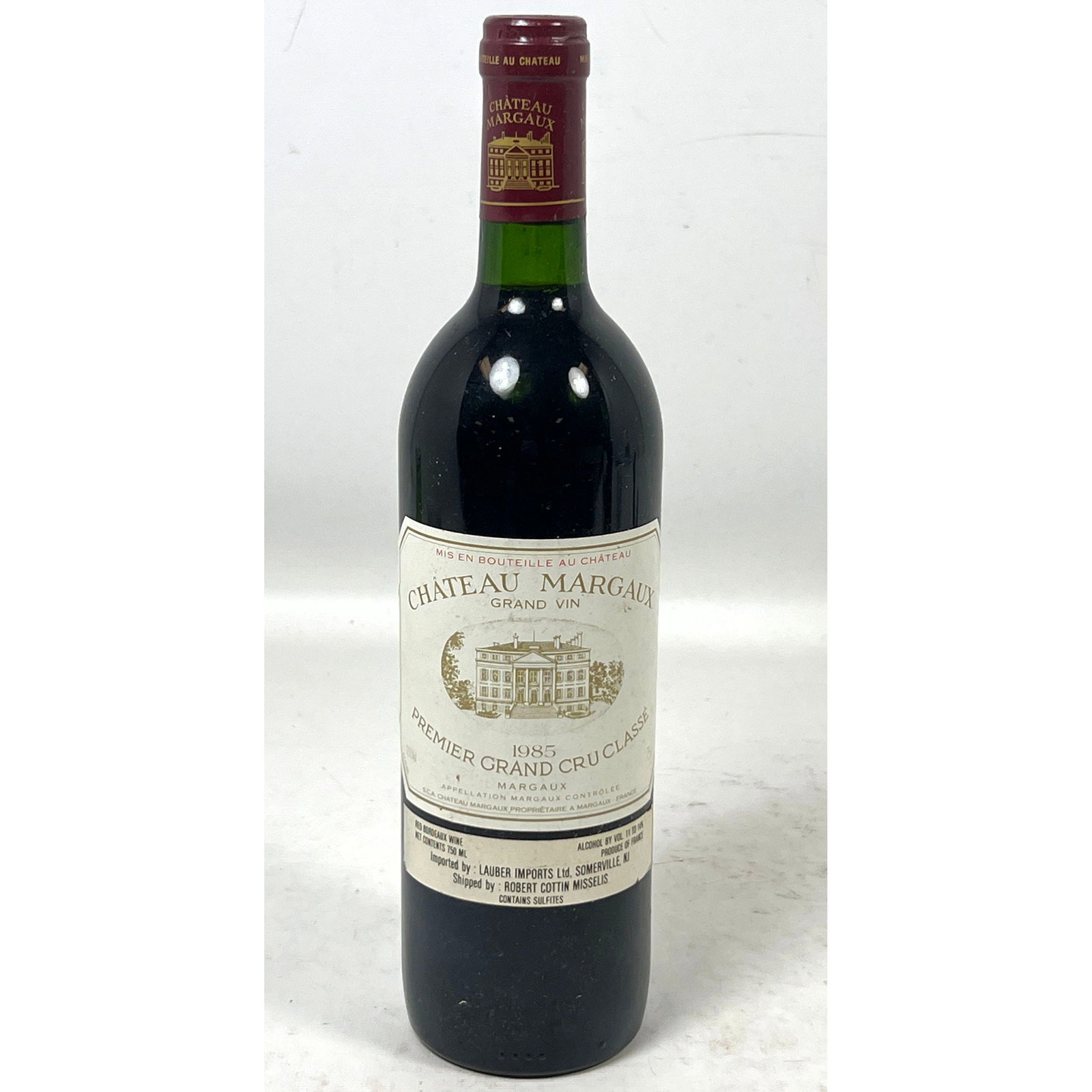 1985 Chateau Margaux Premier Grand Cru Classe Grand Vin Margaux Bordeaux 750ml Red Wine Bottle (1 of 6)