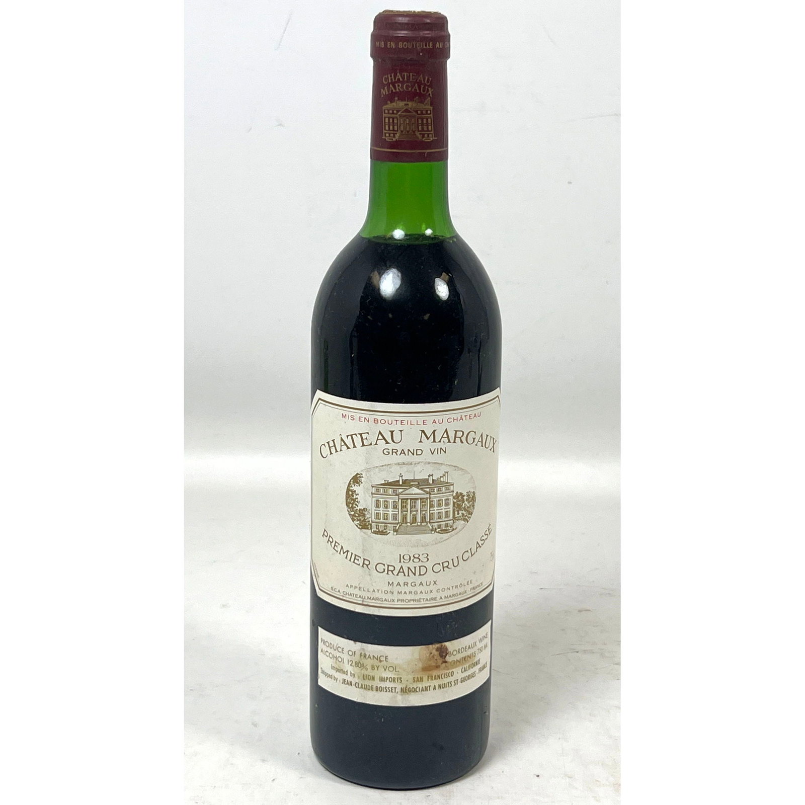 1983 Chateau Margaux Grand Vin Premier Grand Cru Classe Margaux Bordeaux 750ml wine (1 of 5)