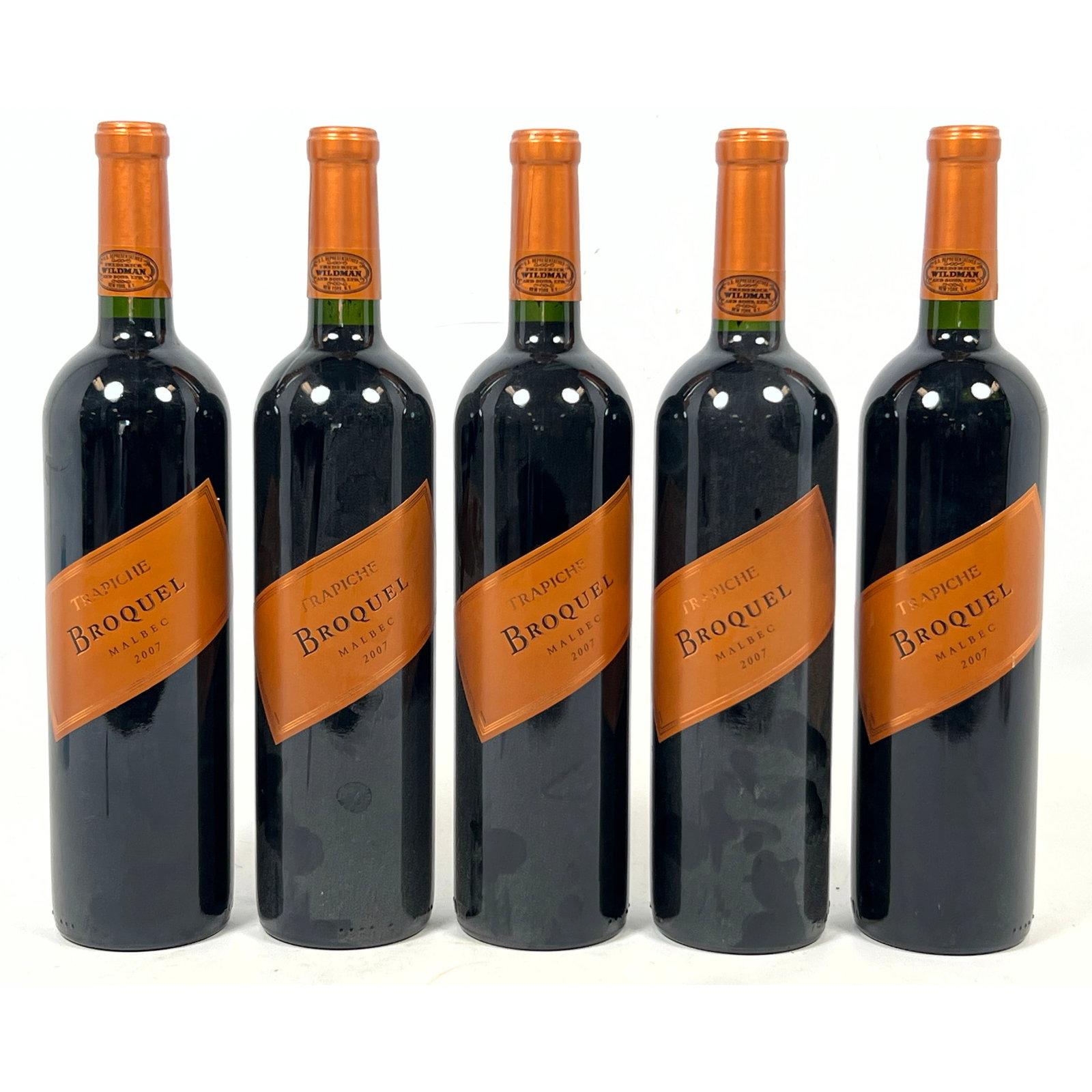 5 bottles of 2007 Bodegas Trapiche Broquel Malbec from Mendoza, Argentina. wine. (1 of 16)