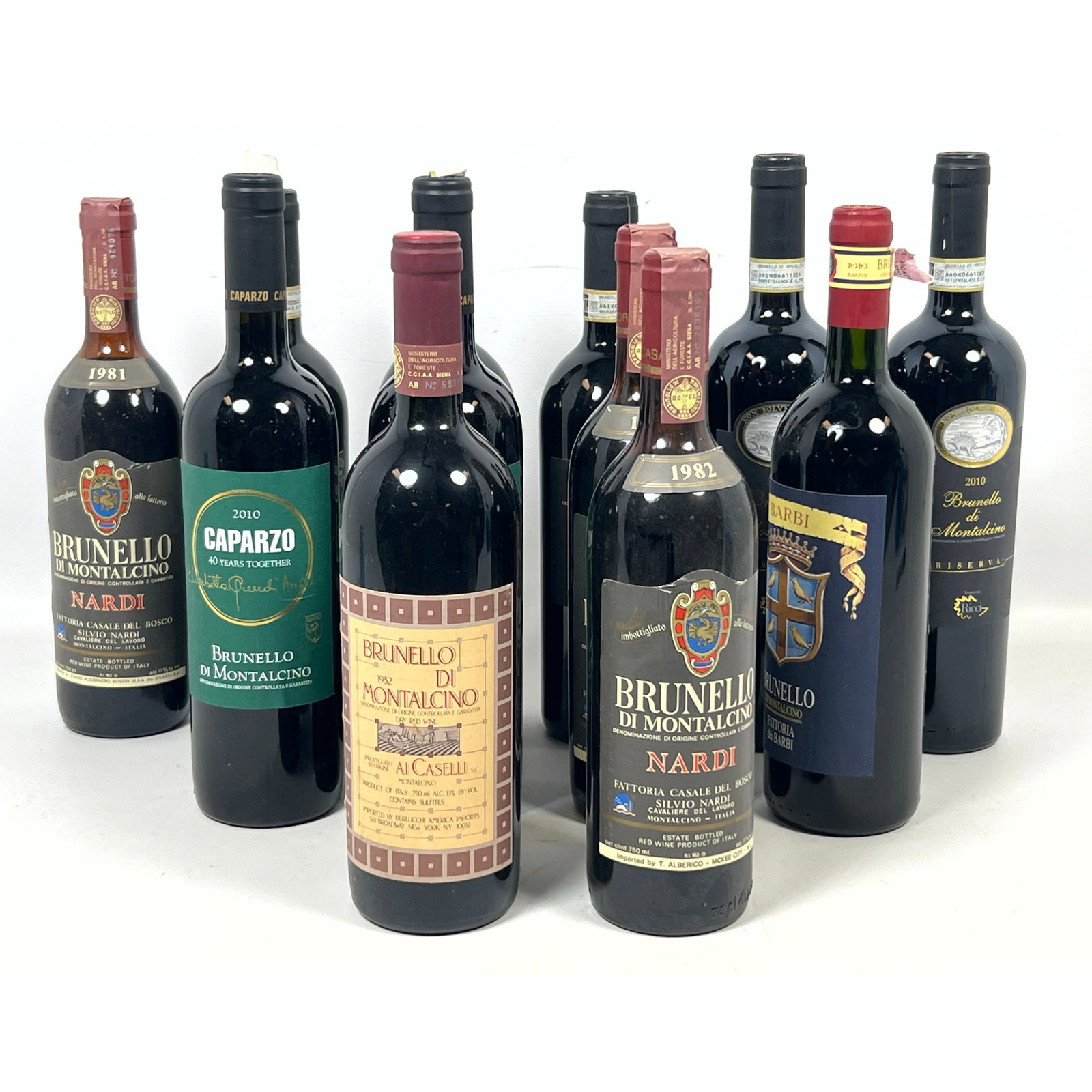 11 bottles of Brunello di Montalcino DOCG red wine from several notable producers in the Tuscany reg (1 of 15)