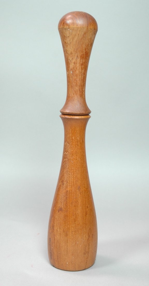 16" Tall DANSK Teak Danish Pepper Mill.: 16" Tall DANSK Teak Danish Pepper Mill. -- Dimensions: H: 16.25 inches: W: 3.25 inches --- US Shipping charge: $14