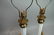 Pr Glass Fluted Column Table Lamps. PAUL HANSON. - 3