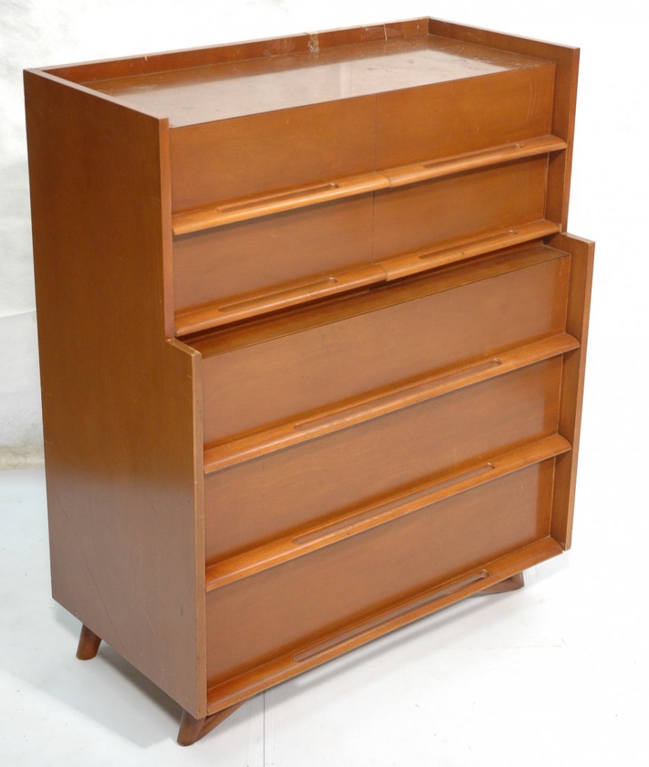 EDMUND SPENCE style Chest Drawers Dresser. Not ma: EDMUND SPENCE style Chest Drawers Dresser. Not marked-- Dimensions: H: 47.5 inches: W: 38.5 inches: D: 20.5 inches ---